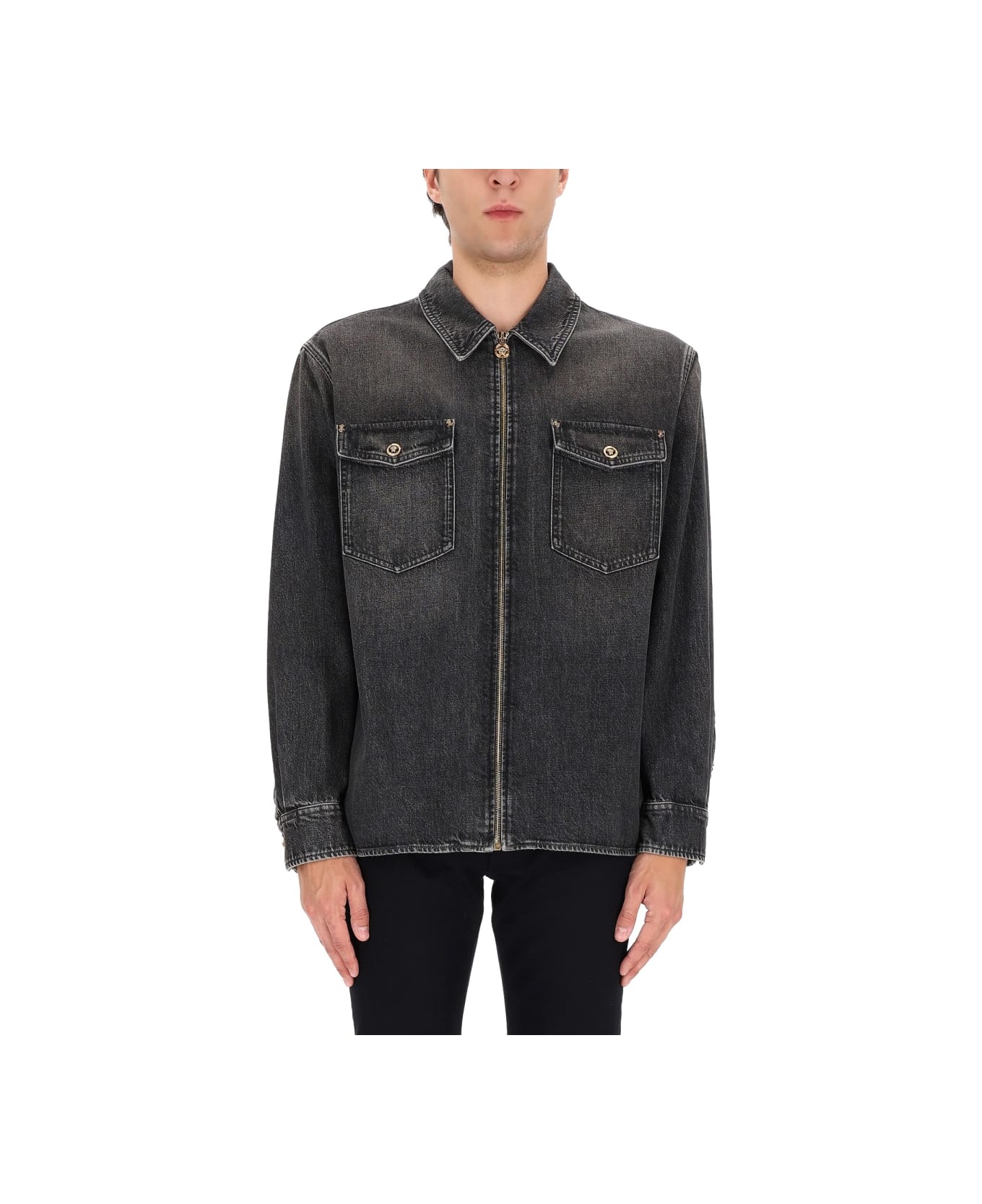 Versace Denim Jacket - BLACK