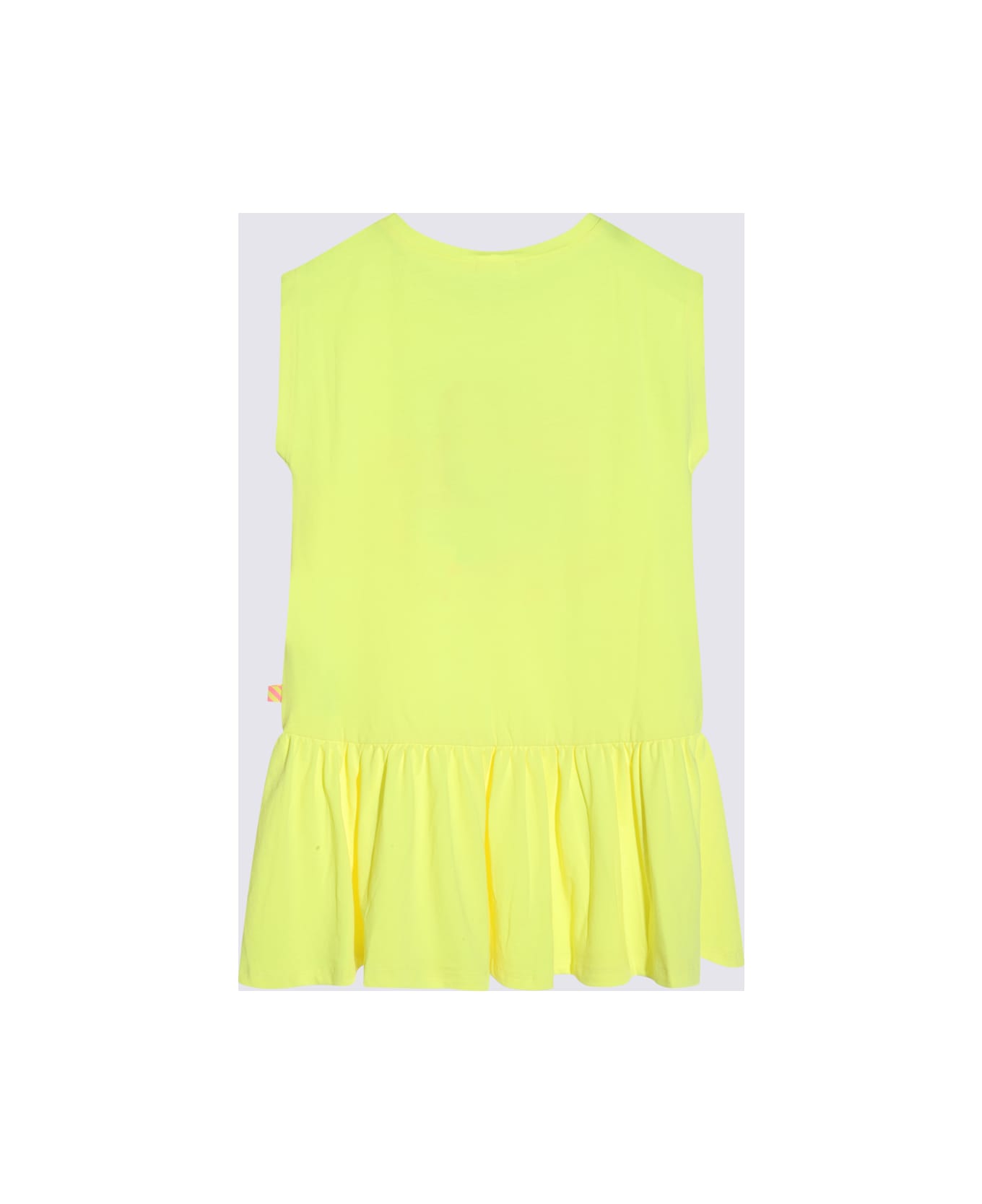 Billieblush Yellow Cotton Dress - GIALLO LIMONE