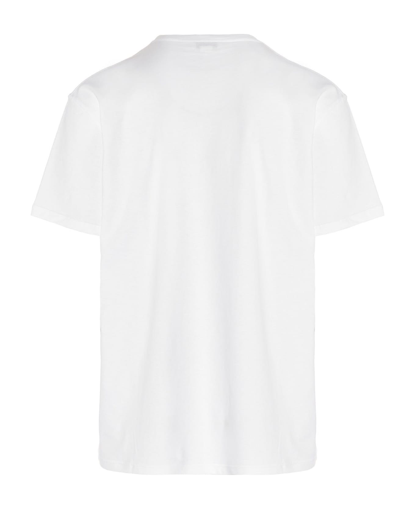 Alexander McQueen Logo Cotton T-shirt - White シャツ