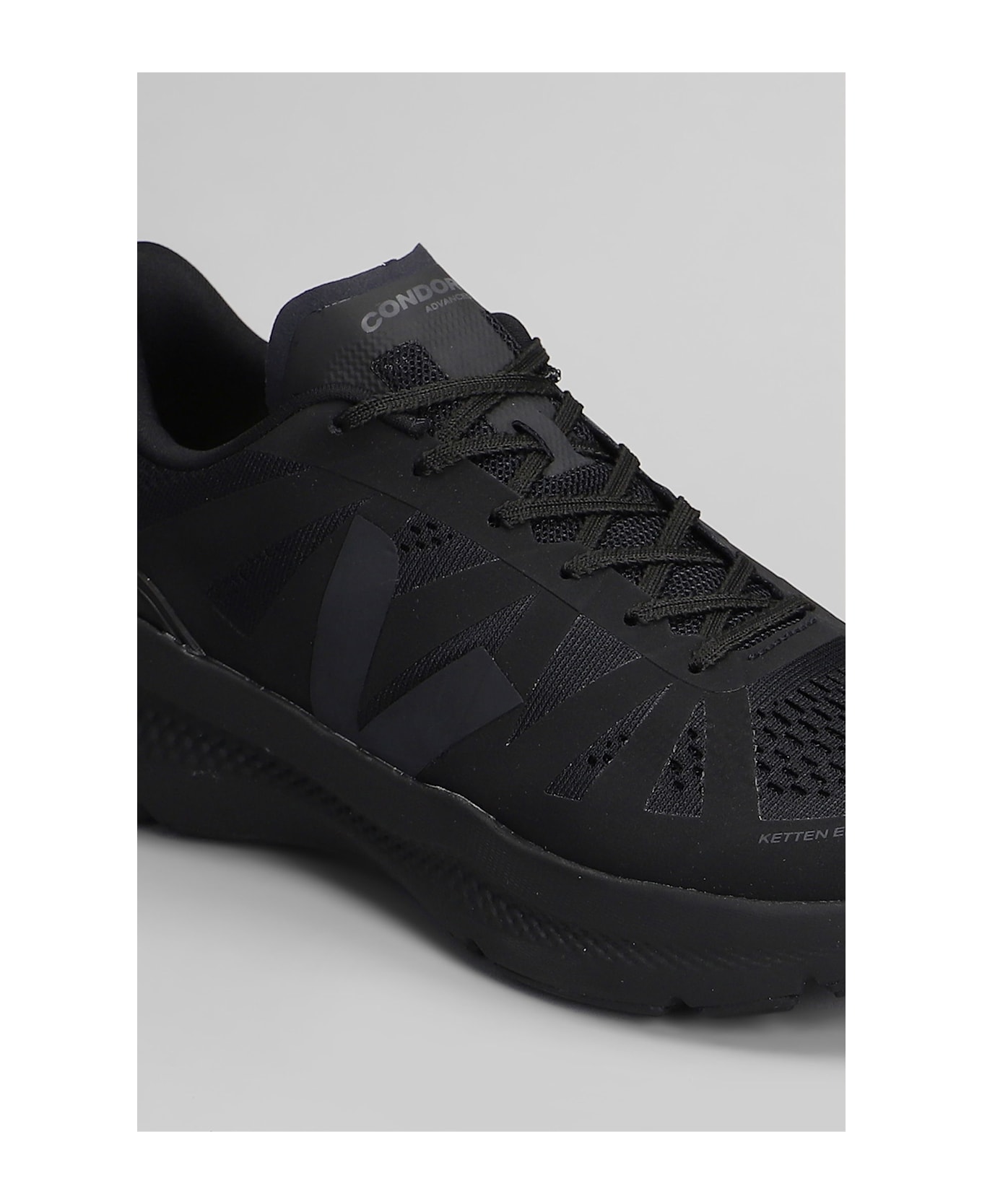 Veja Condor 3 Adv Sneakers In Black Fabric - black