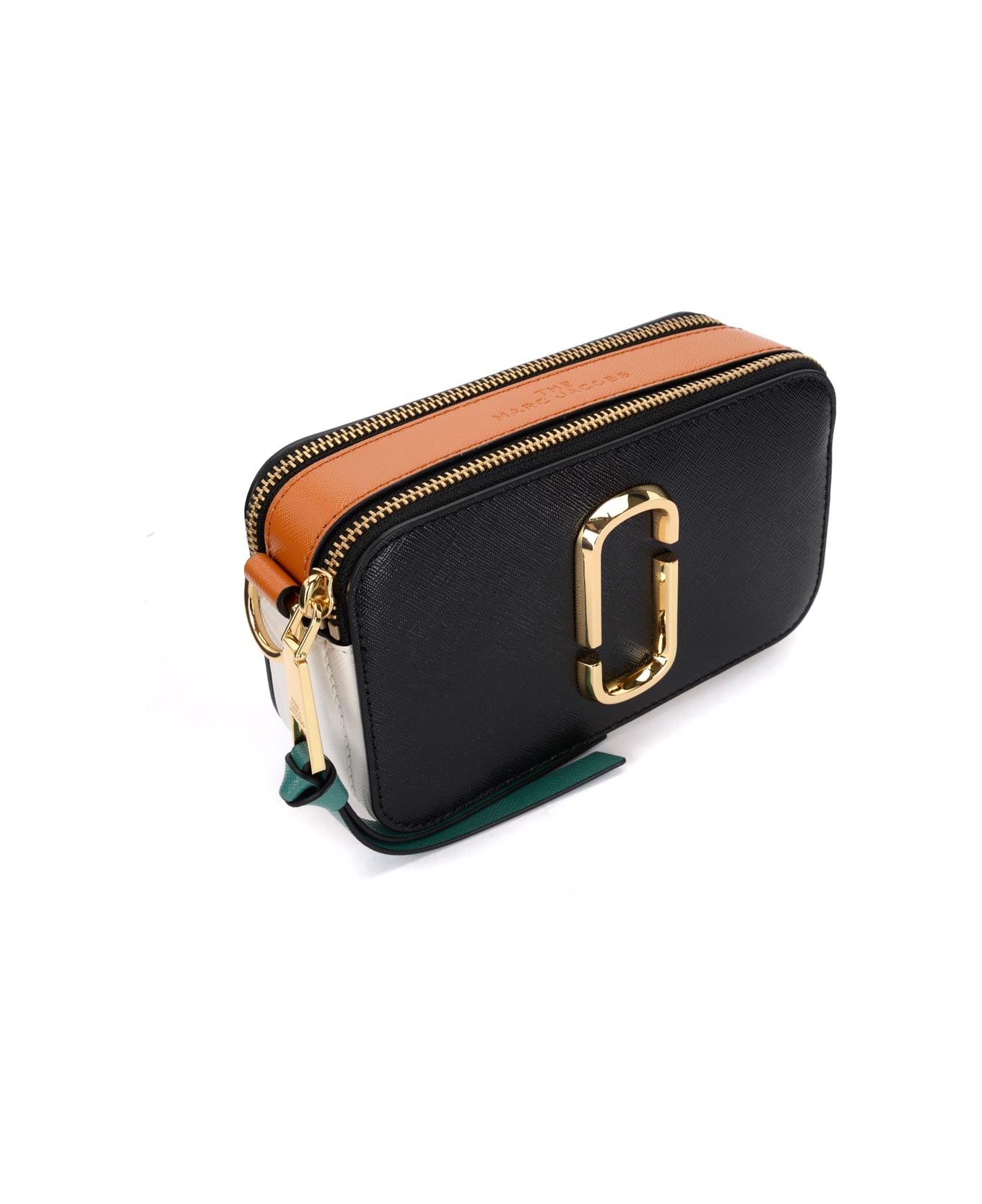 The Snapshot Leather Camera Bag in Orange - Marc Jacobs