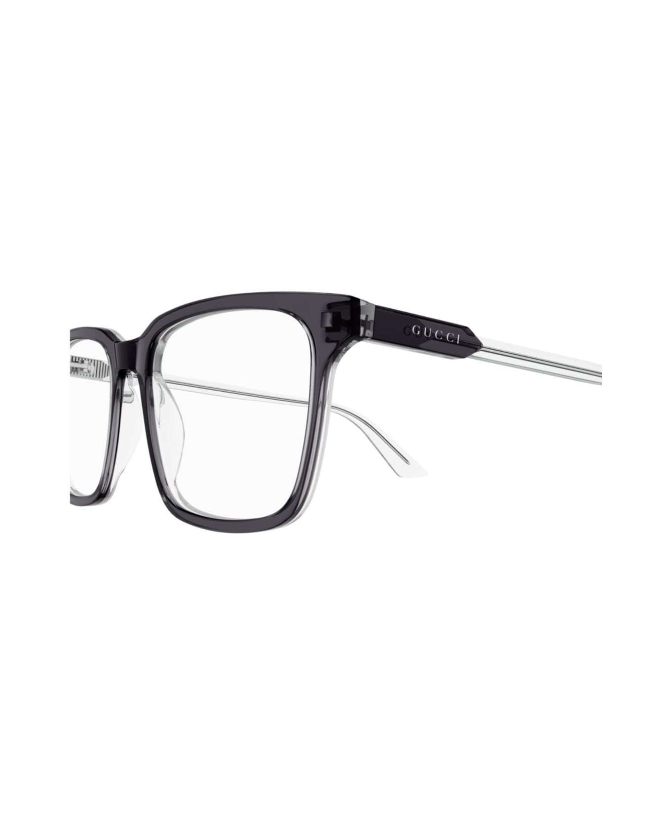 Gucci Eyewear Gg1120o002 Grey Grey Transparent - 002 grey grey transparent