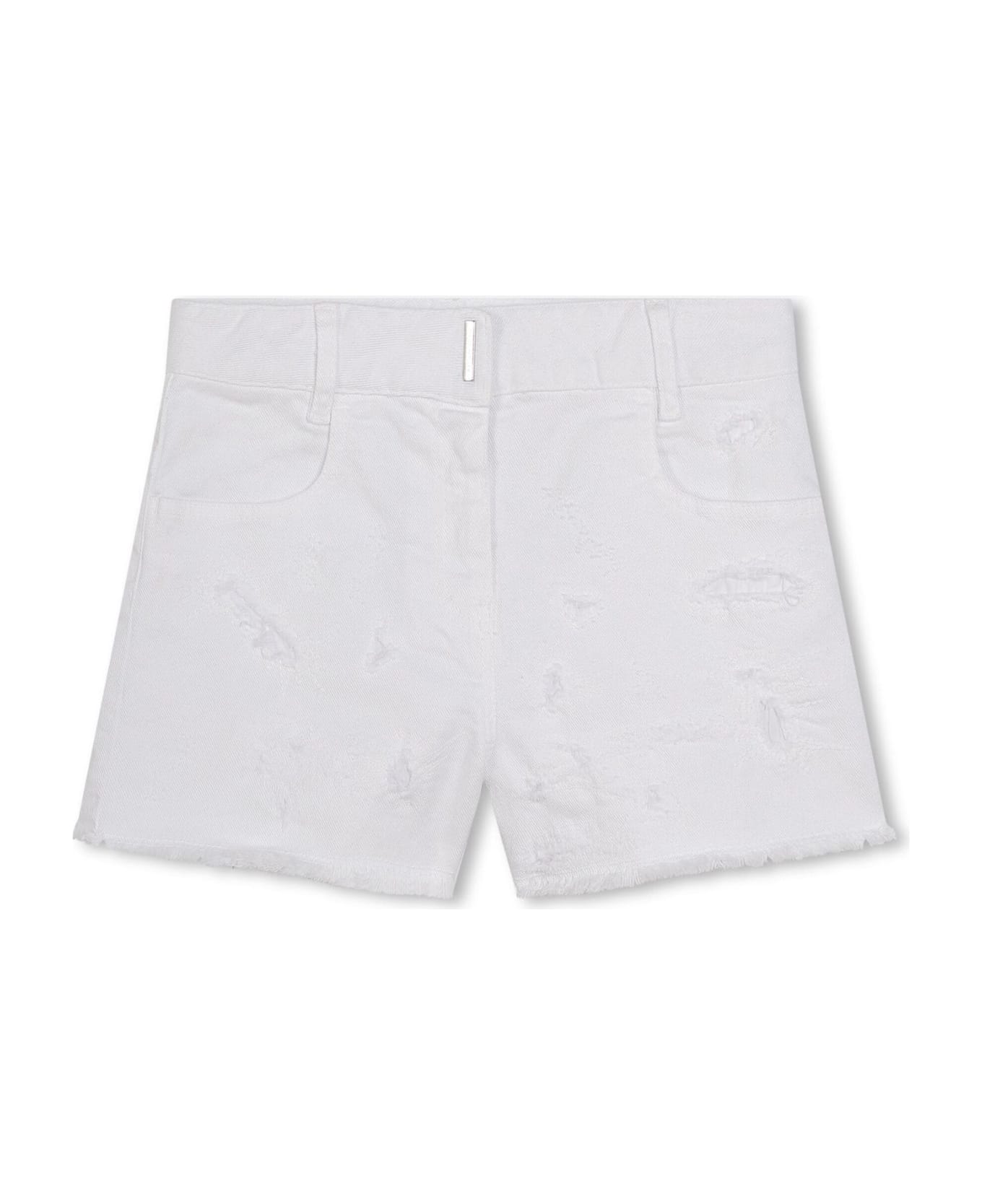 Givenchy Kids Shorts White - White ボトムス