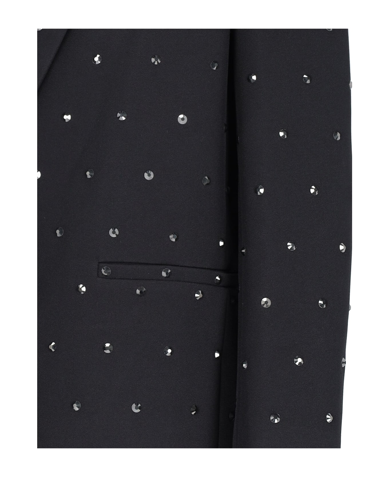 The Andamane Blazer With Rhinestones - Black  