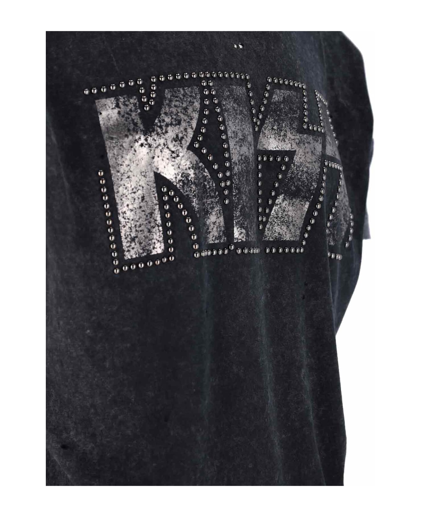 Dsquared2 X Kiss Logo T-shirt - Gray