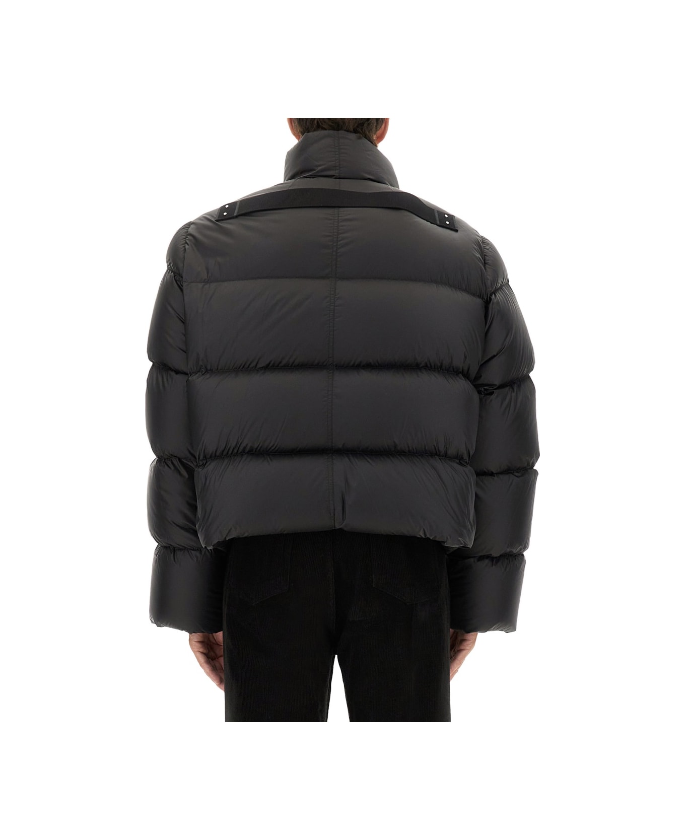 Rick Owens Down Jacket "turtle" - BLACK