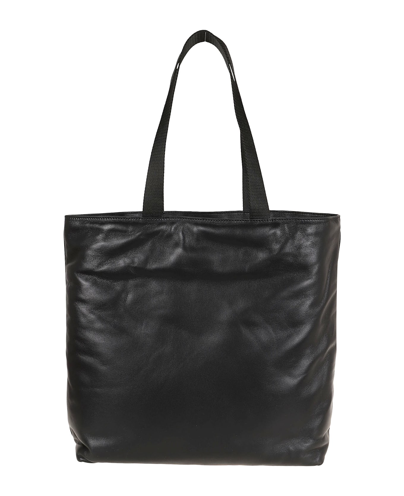 Valentino Garavani Black Nappa Leather Valentino Garavani Noir Shopping Bag - No Nero