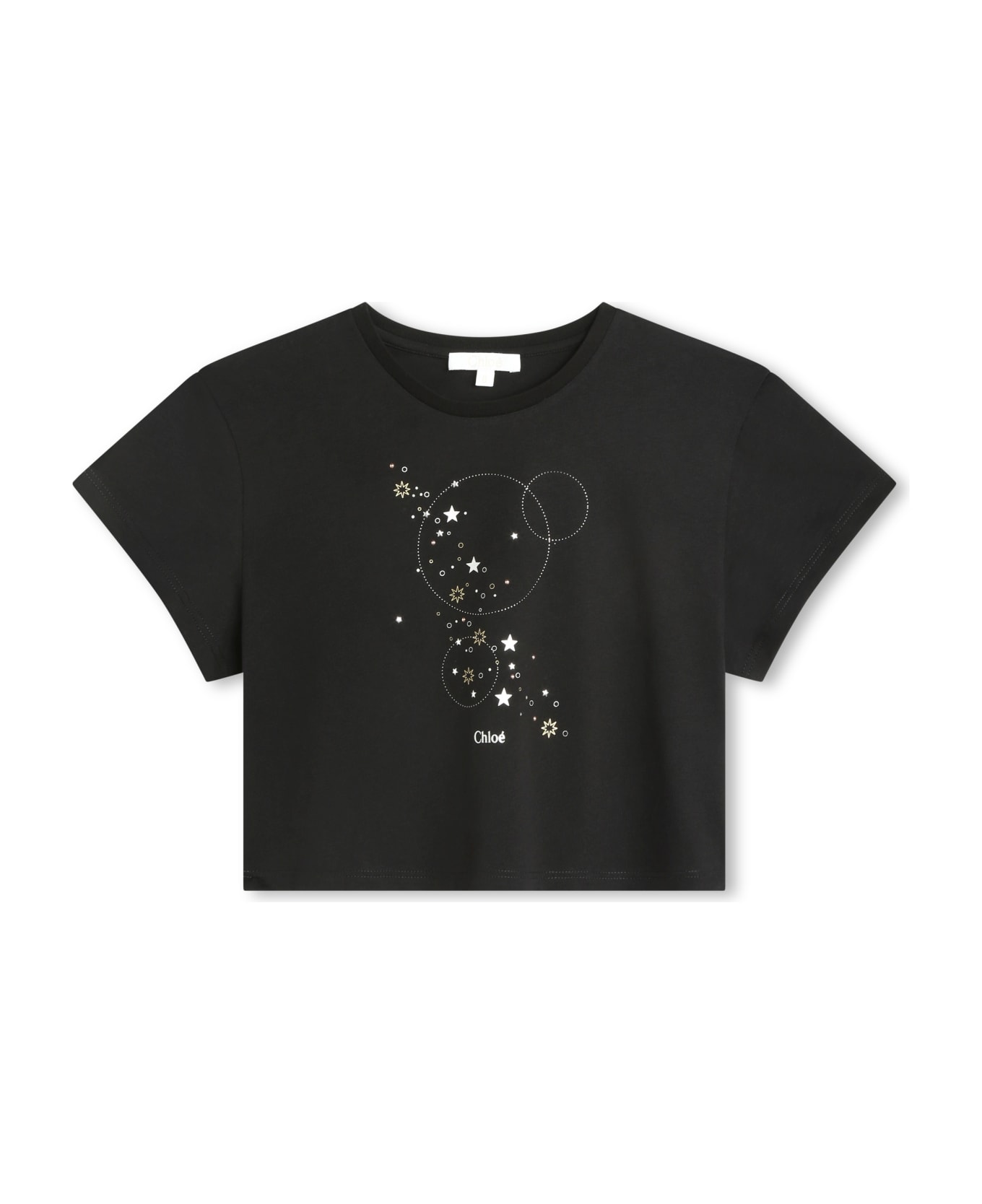 Chloé Studded T-shirt - Black