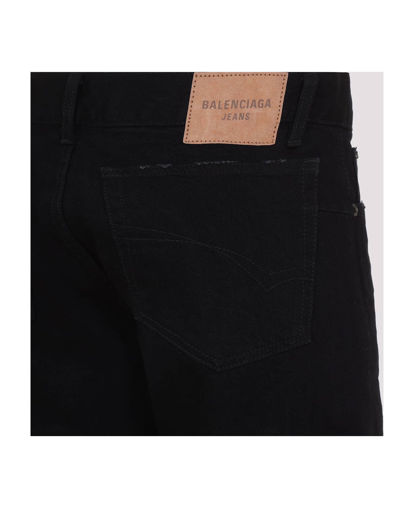 Balenciaga Low Waist Jeans - Black
