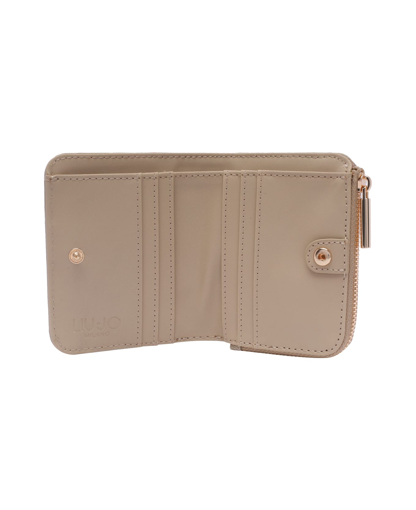 Liu-Jo Logo Cards Holder - Beige