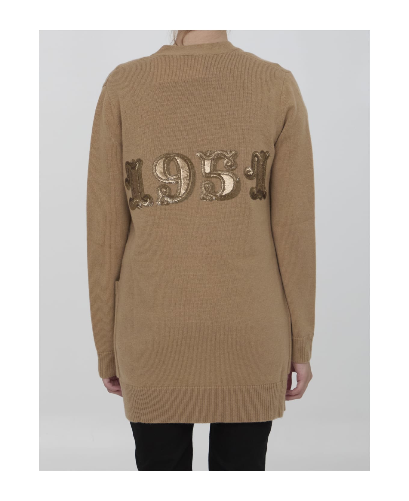 Max Mara Villar Wool And Cashmere Cardigan - Camel