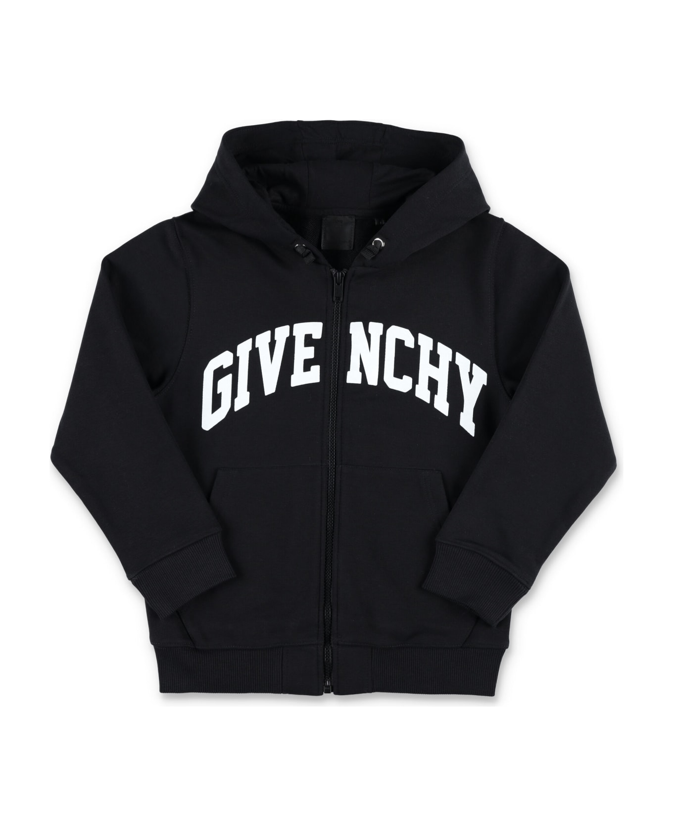 Givenchy Zip Hoodie Fleece - BLACK