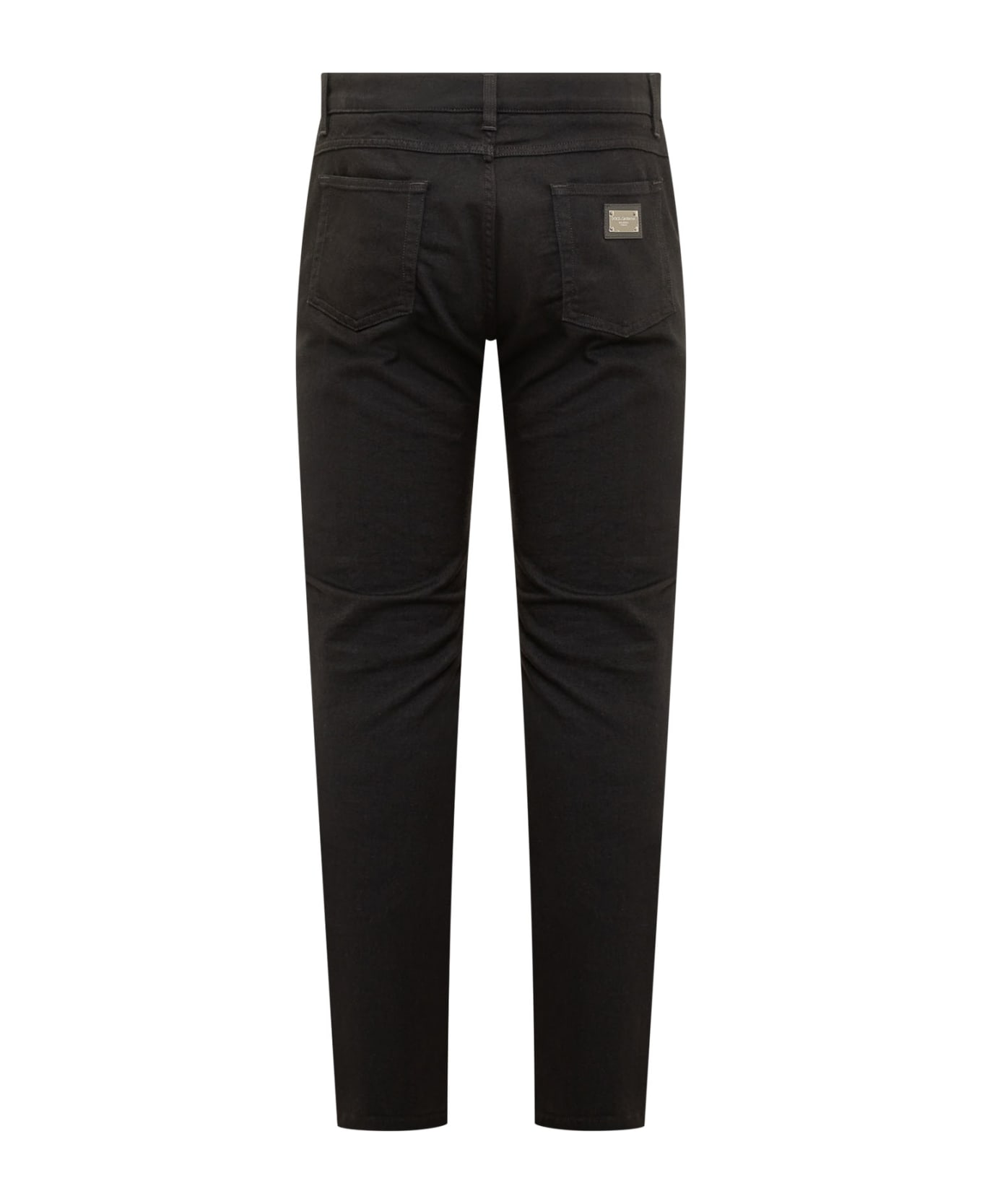 Dolce & Gabbana Slim Five-pocket Model Jeans - BLACK