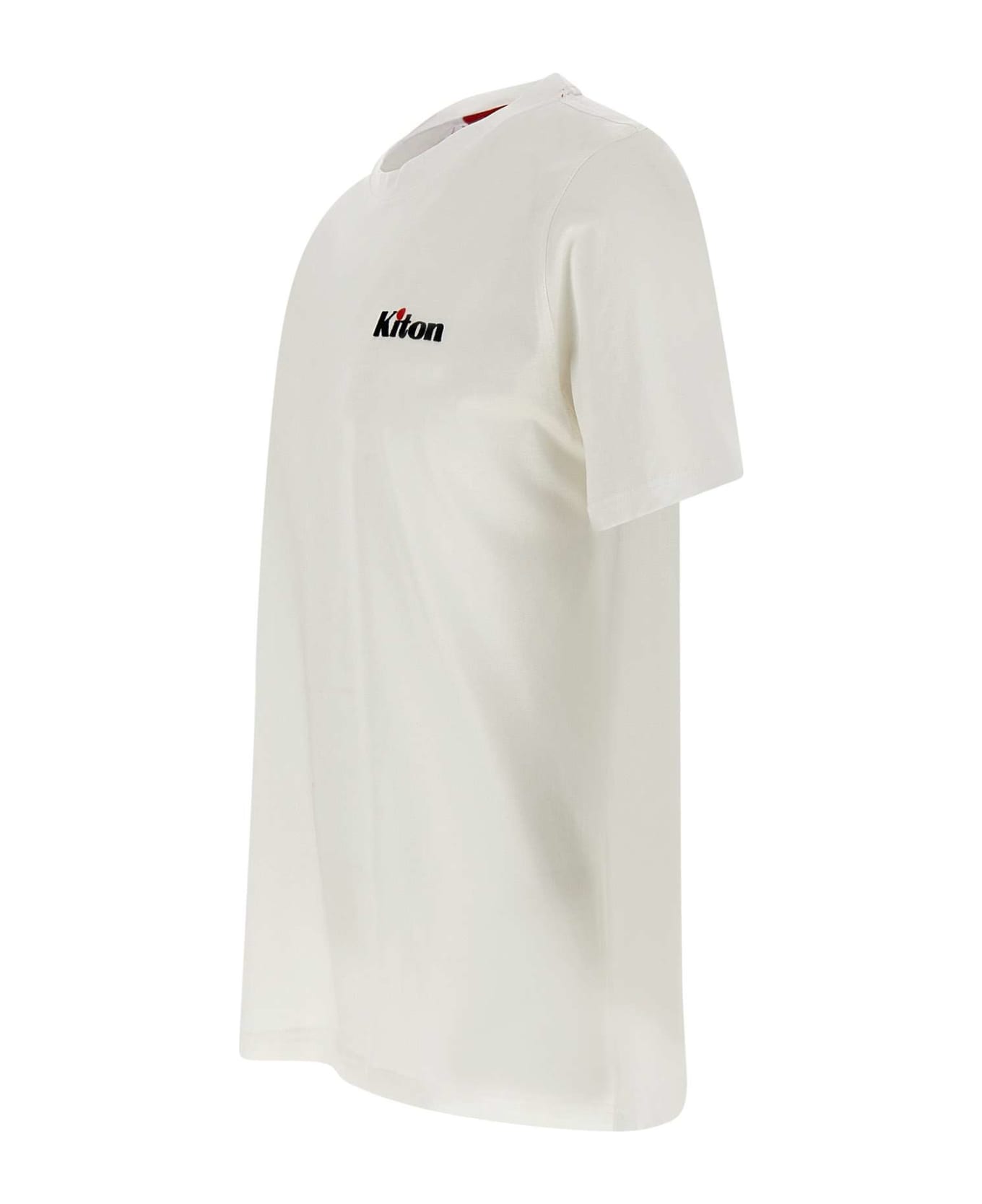 Kiton Cotton T-shirt - WHITE シャツ