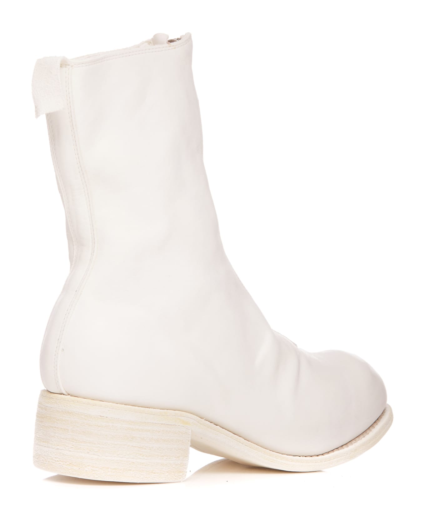 Guidi Pl2 Ankle Boots - White
