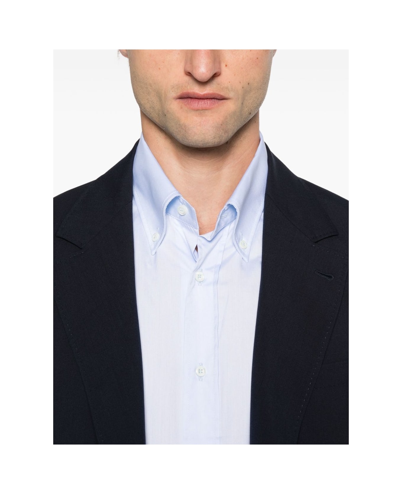 Brunello Cucinelli Cotton Shirt - Clear Blue