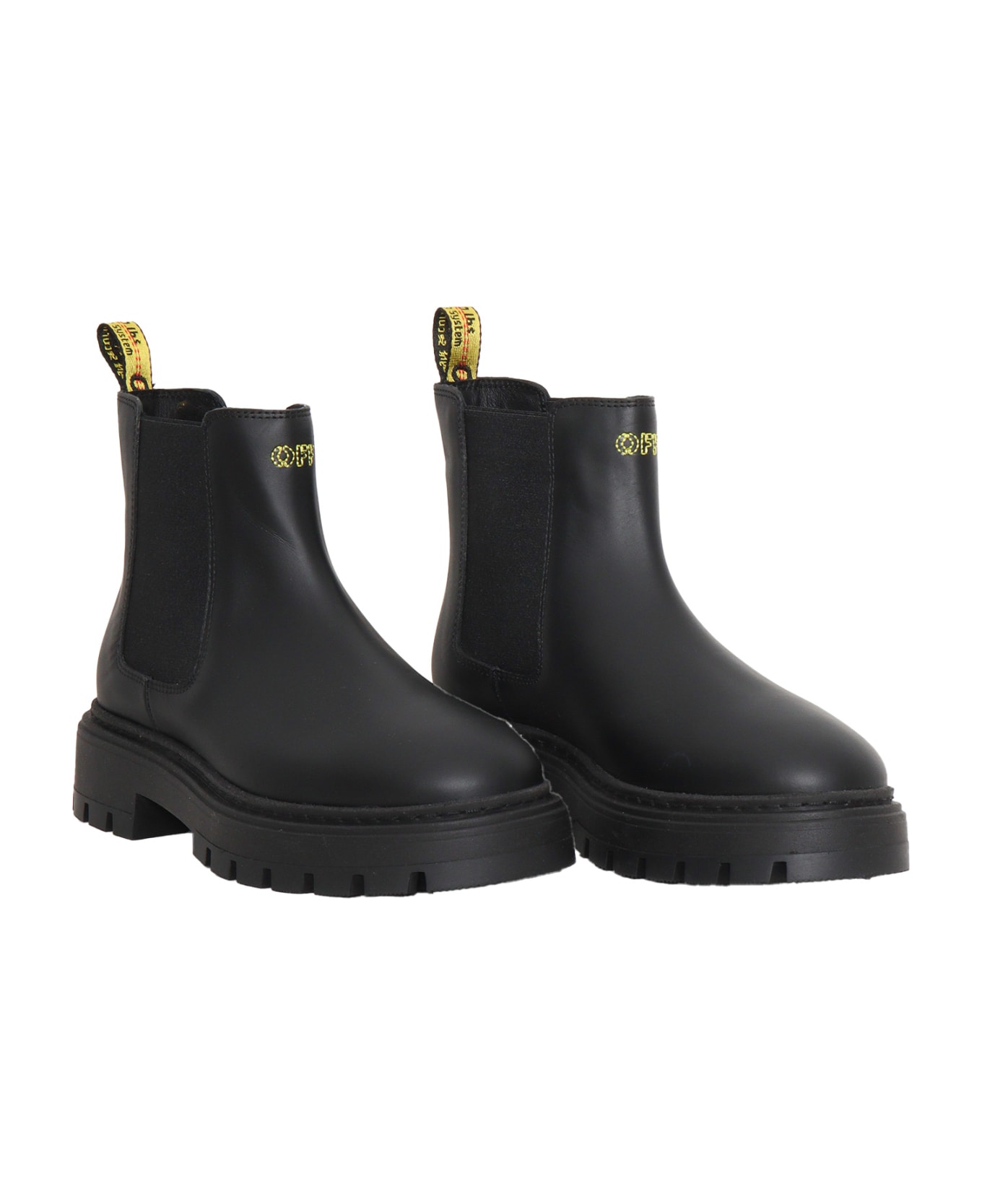 Off-White Chelsea Boots - BLACK