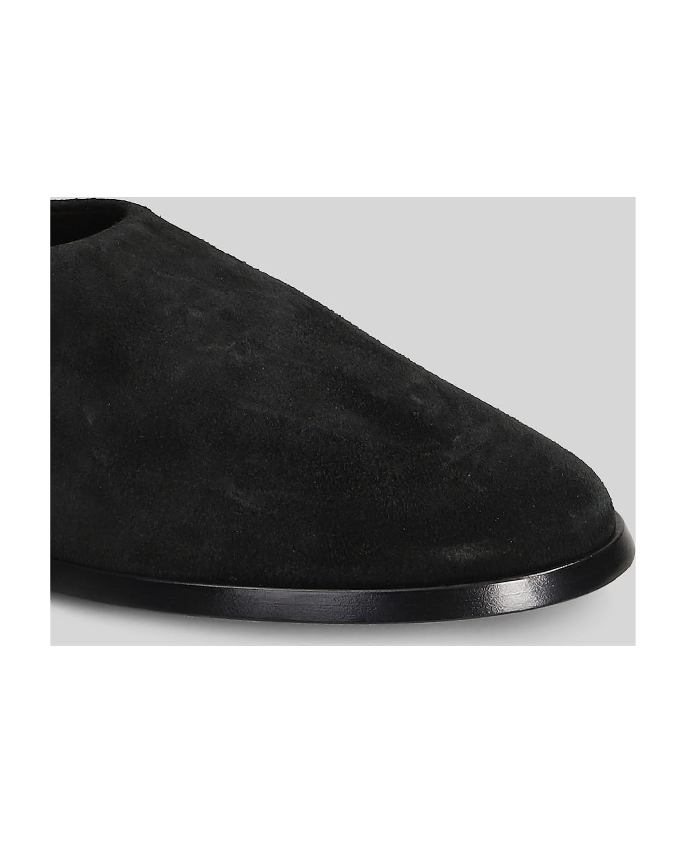Fear of God Loafers In Black Suede - black