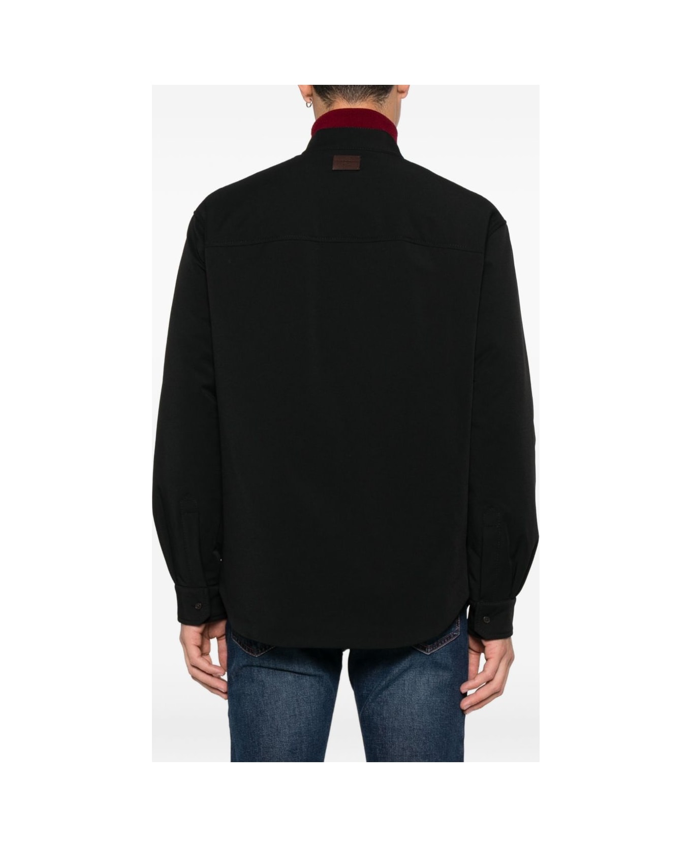 Emporio Armani Nylon Shirt - Black