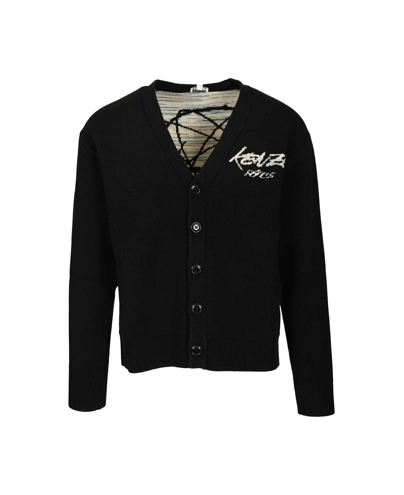 Kenzo Futura Cardigan - Black
