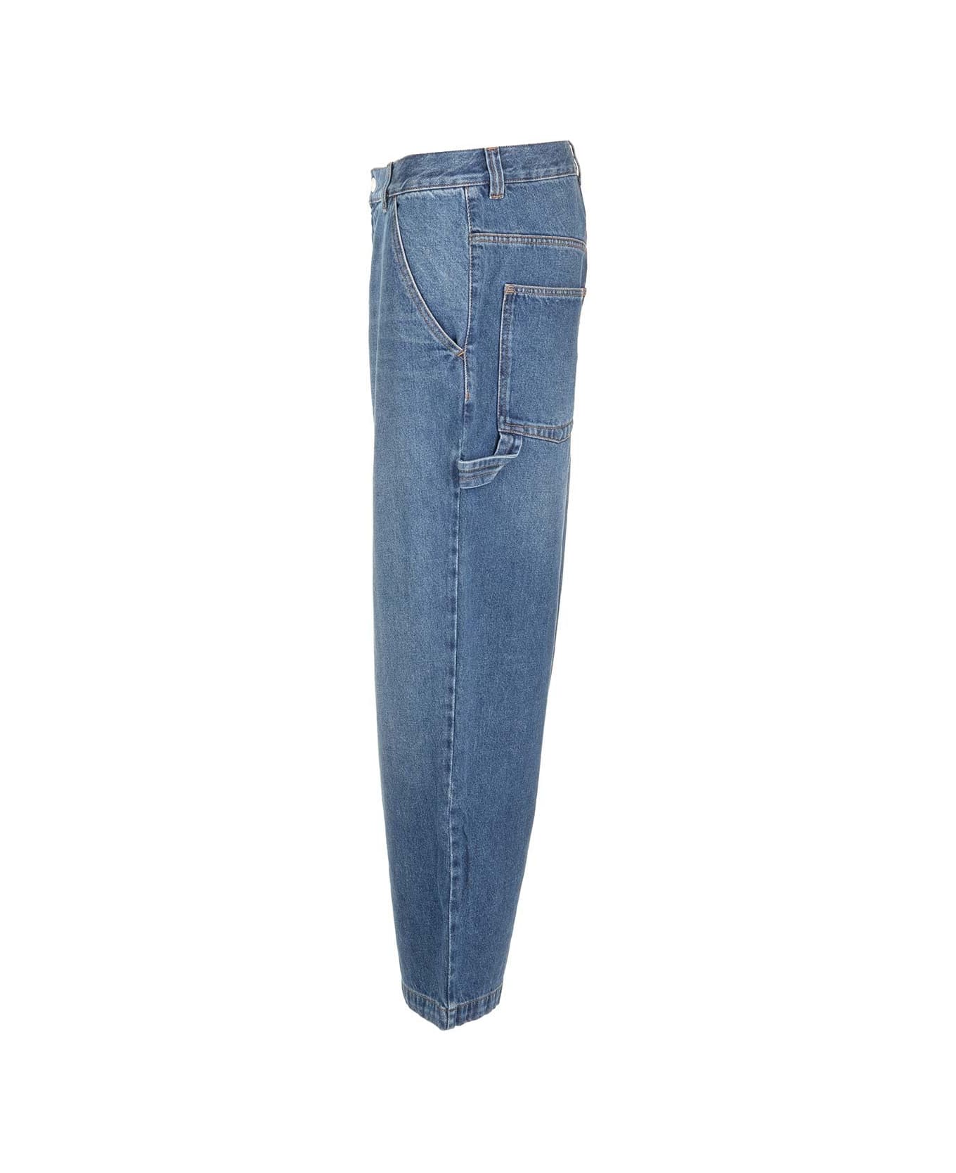 Isabel Marant "jorama" Baggy Fit Jeans - Blue