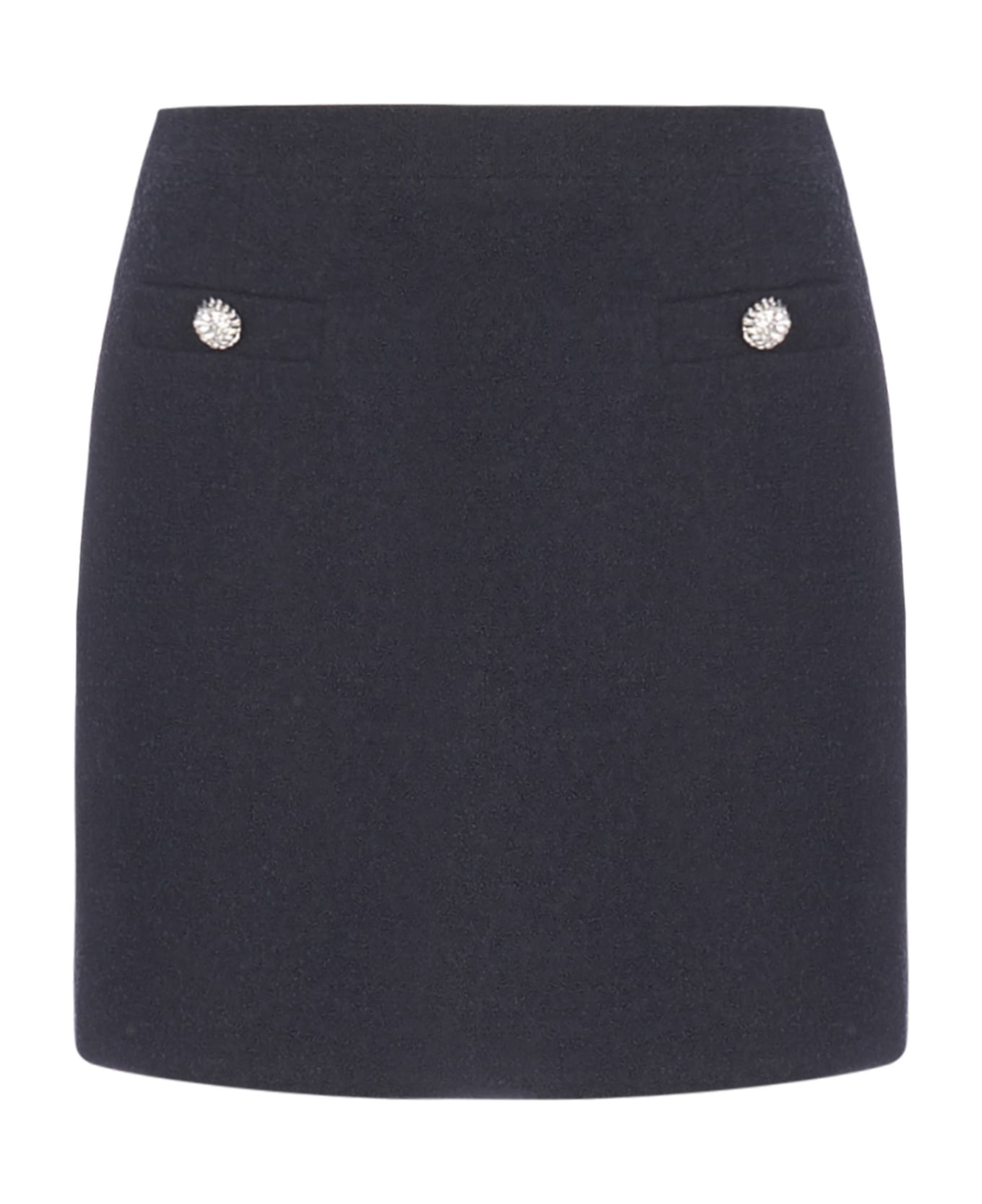 Alessandra Rich Jewel-button Tweed Mini Skirt | italist, ALWAYS LIKE A SALE