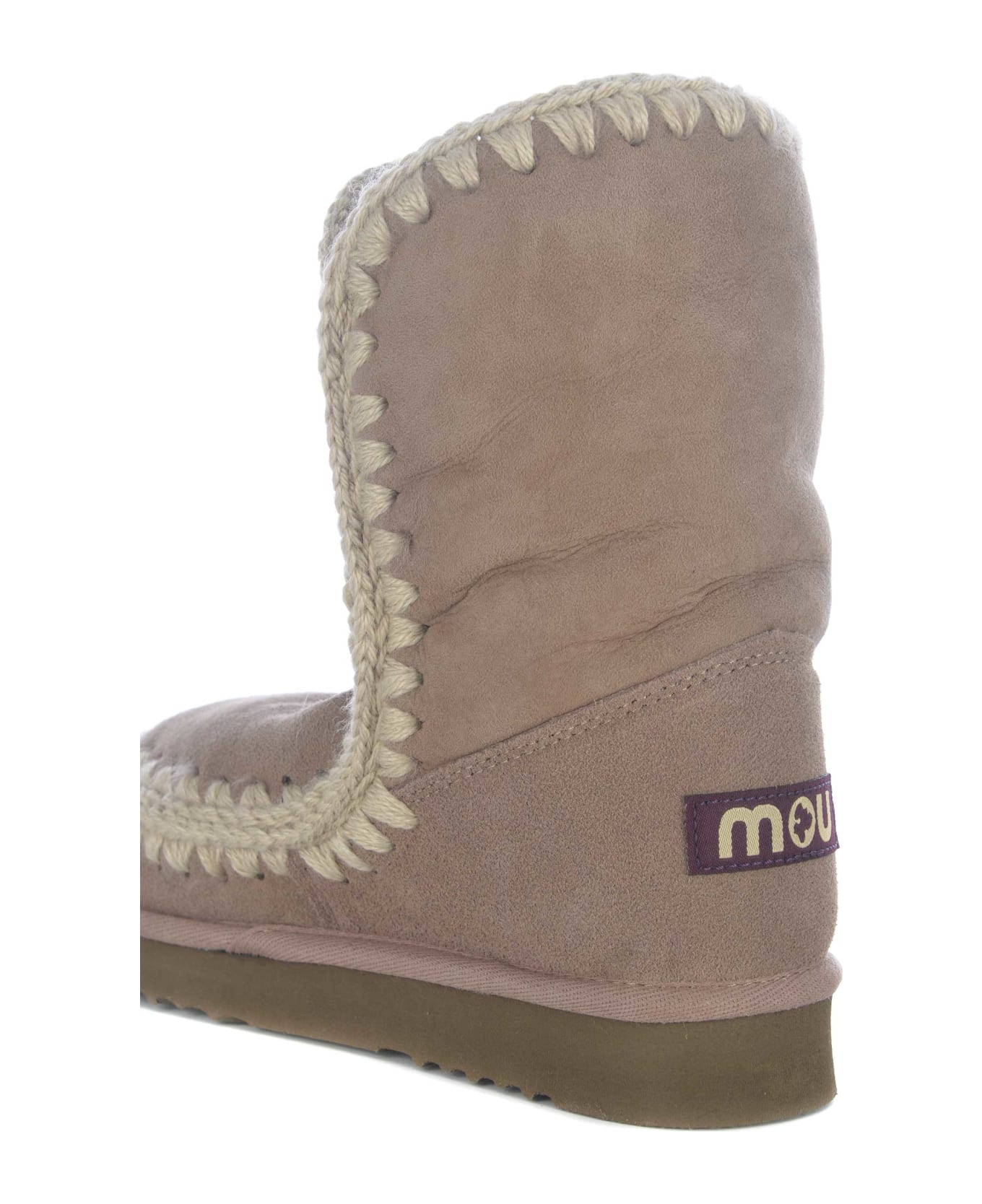 Mou Boots Mou "eskimo24" Made In Suede - Tortora chiaro ブーツ