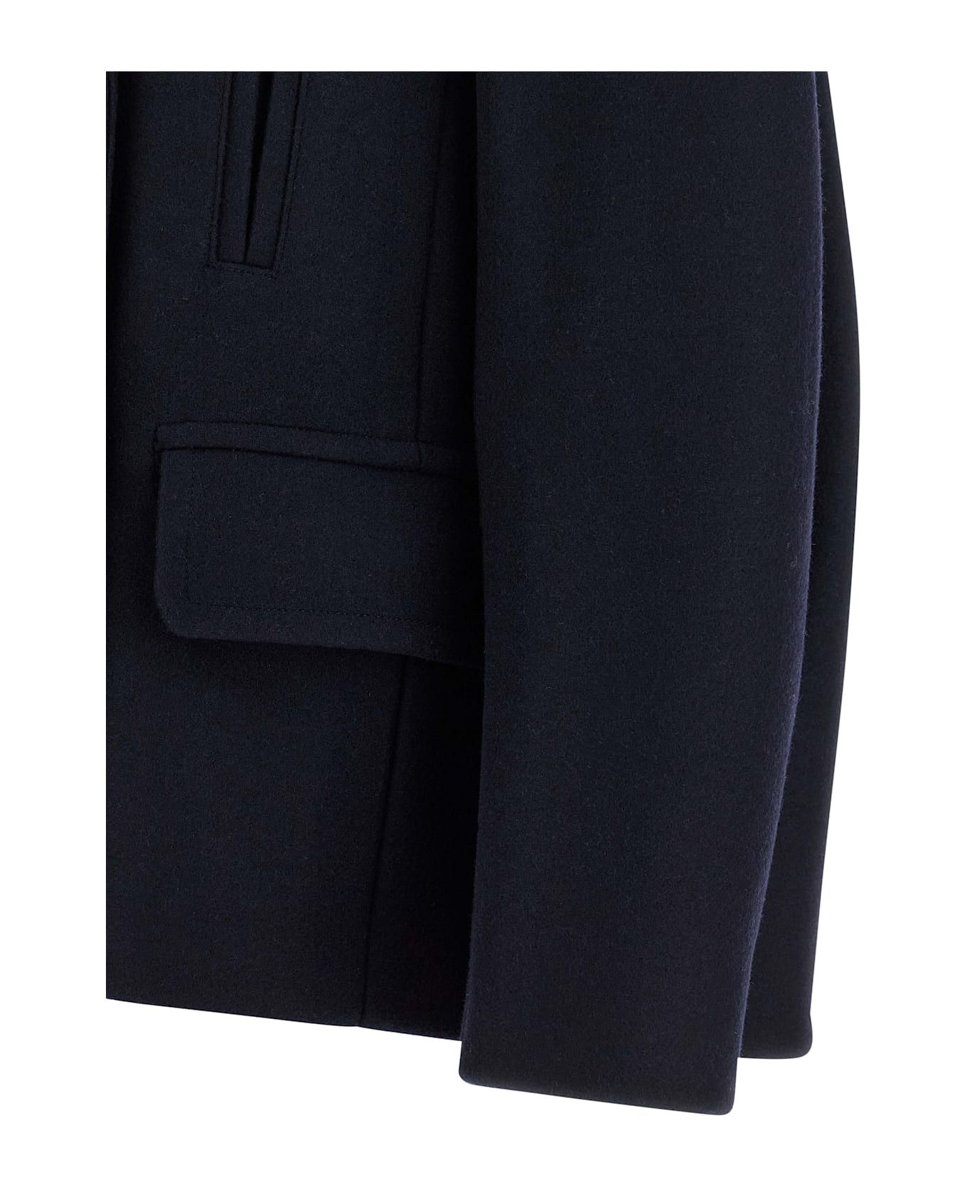 Dries Van Noten 
vafel
 Coat - Blue