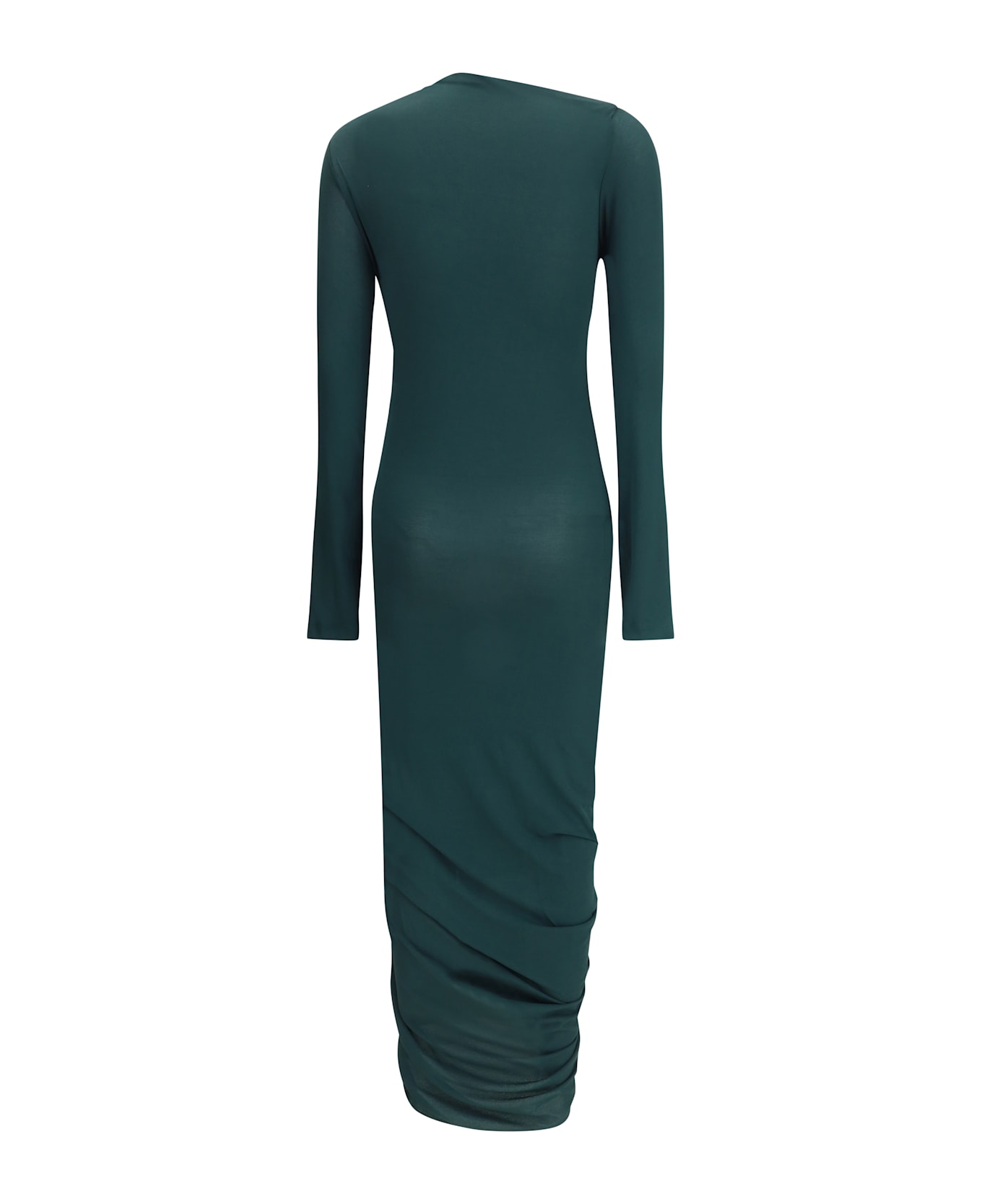 Ferragamo Draped Midi Dress