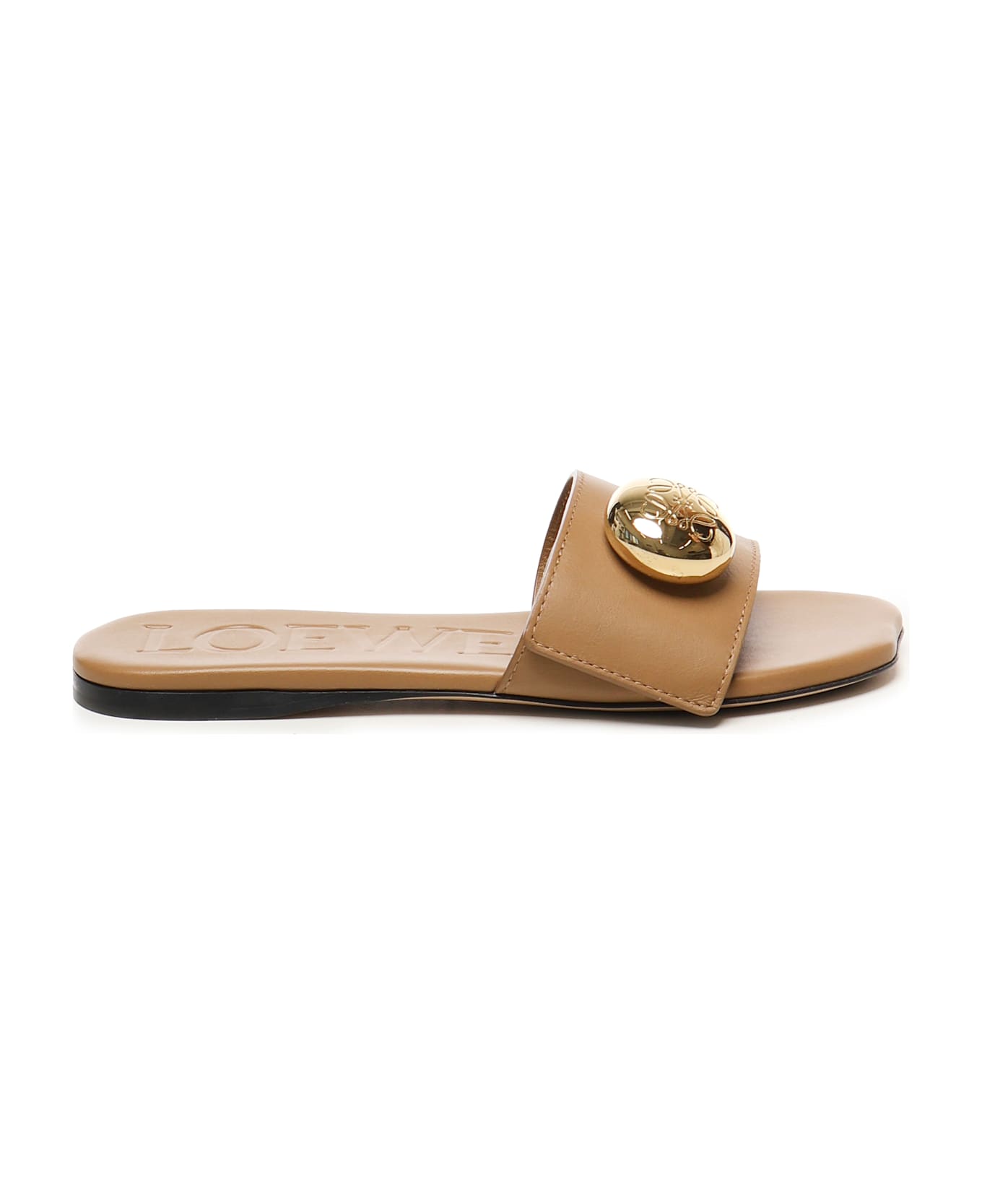 Loewe Pebble Slide Sandals - Oak