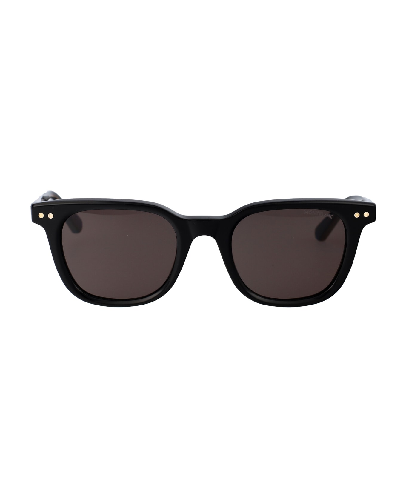 Montblanc Mb0320s Sunglasses - 001 BLACK BLACK GREY サングラス