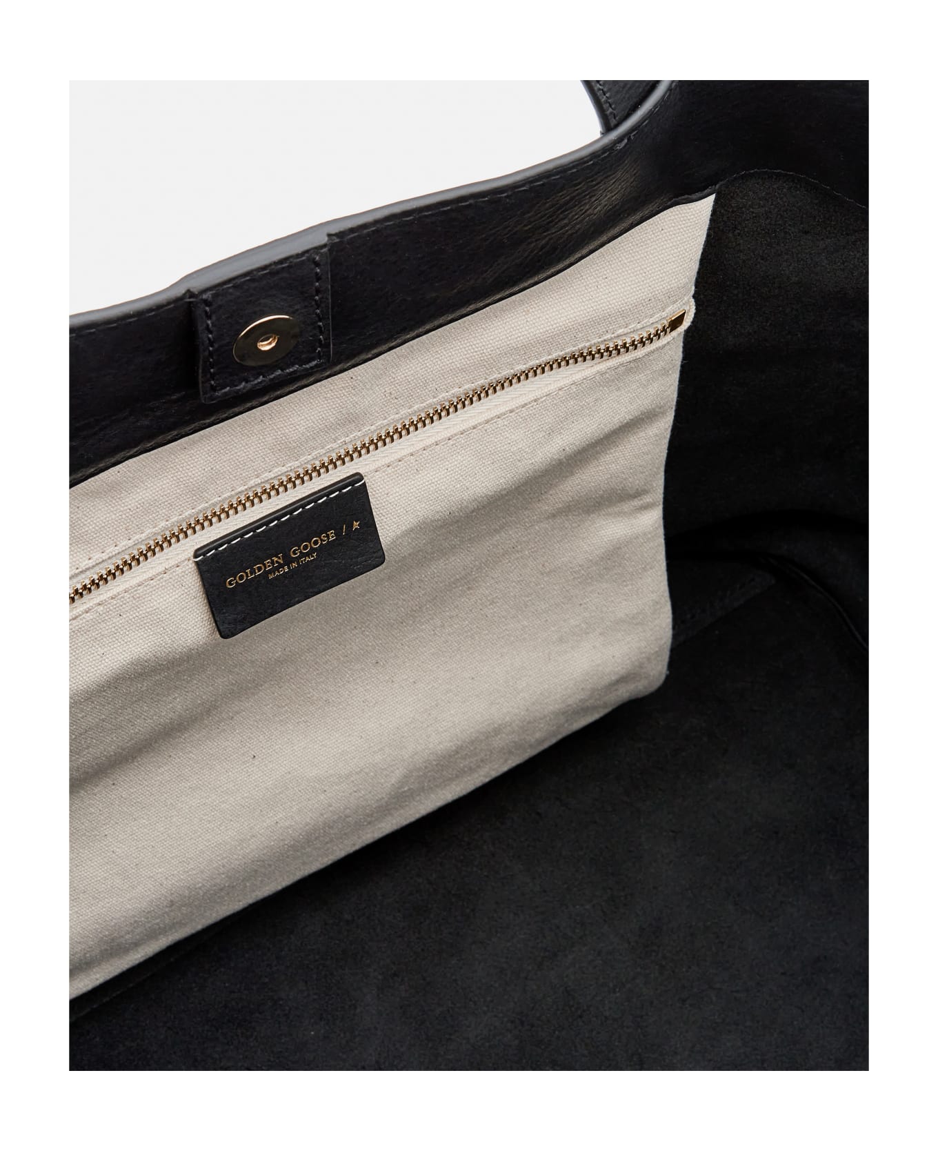 Golden Goose Pasadena Leather Shopping Bag - Black