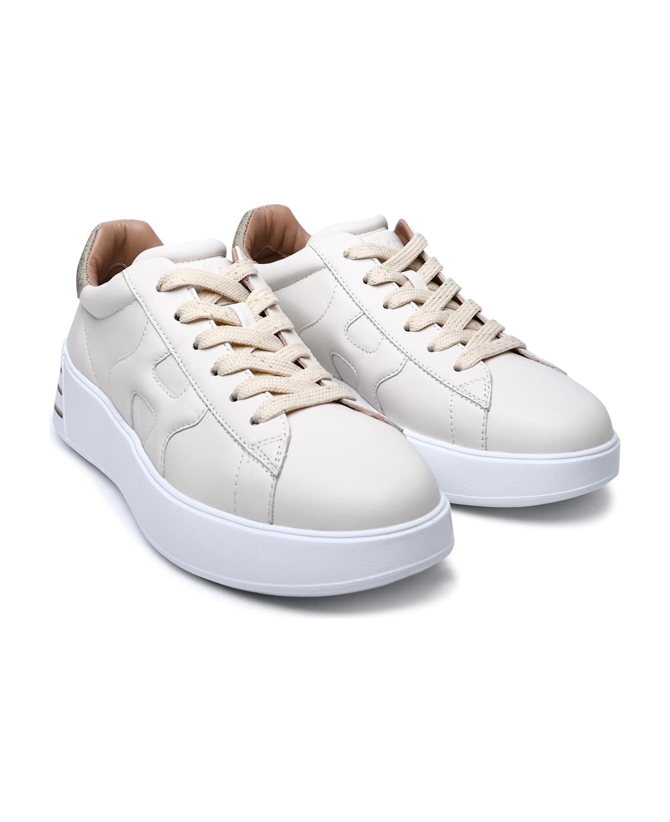 Hogan Leather Rebel H564 Sneaker - Cream