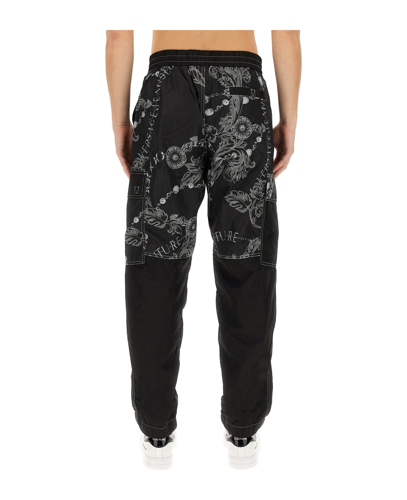 Versace Jeans Couture Chain Couture Pants - NERO