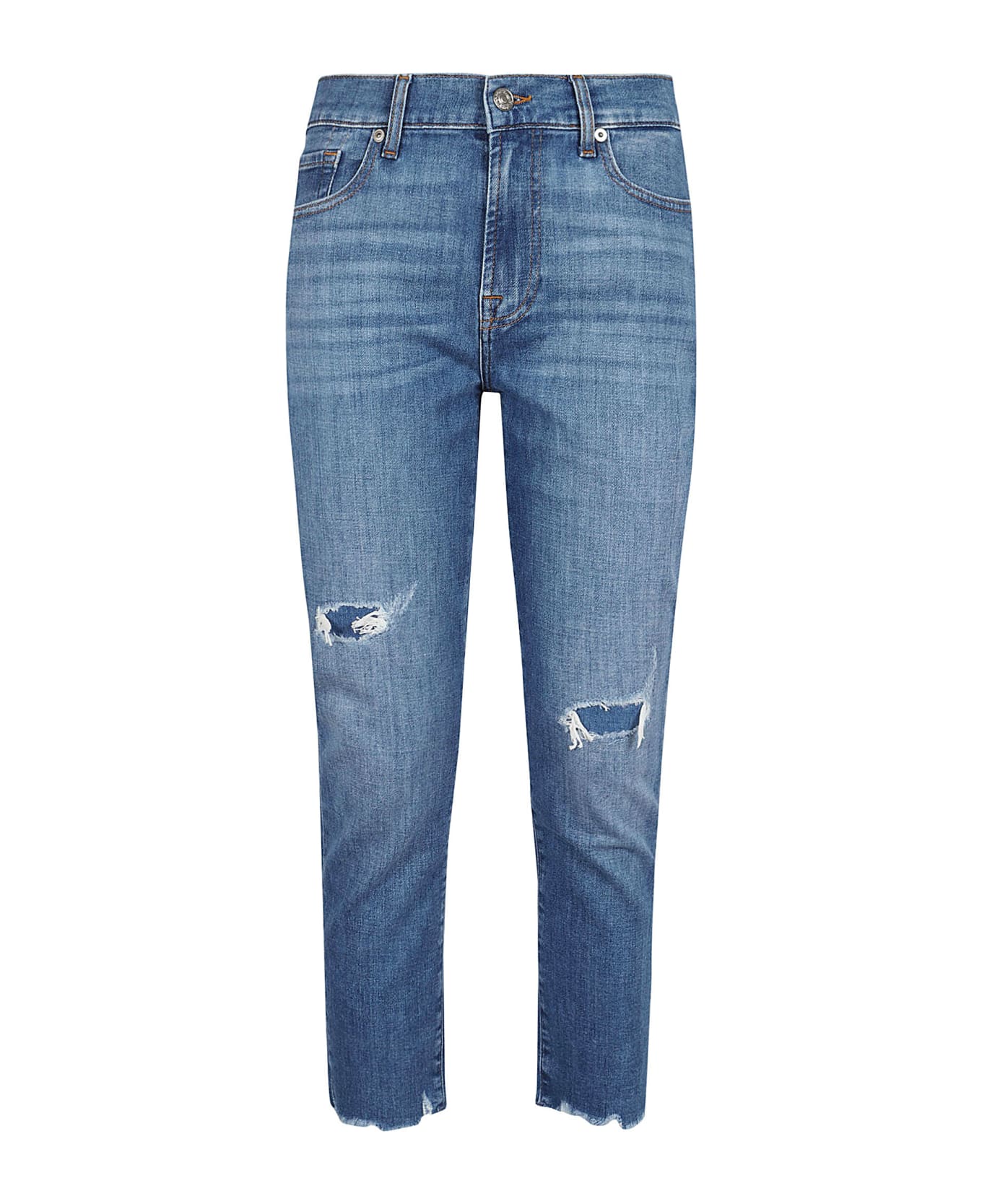 7 For All Mankind Josefina Blue River - Mid Blue