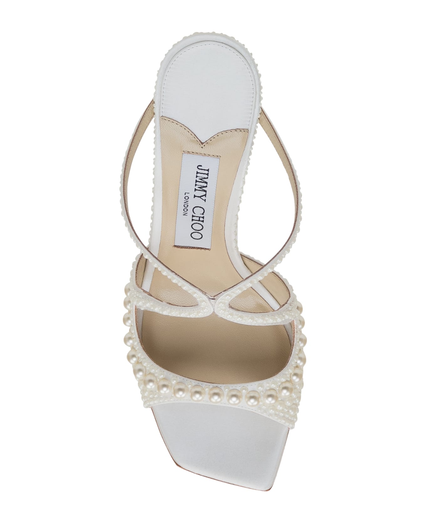 Jimmy Choo Ansie 95 Woz Sandal - WHITE/WHITE