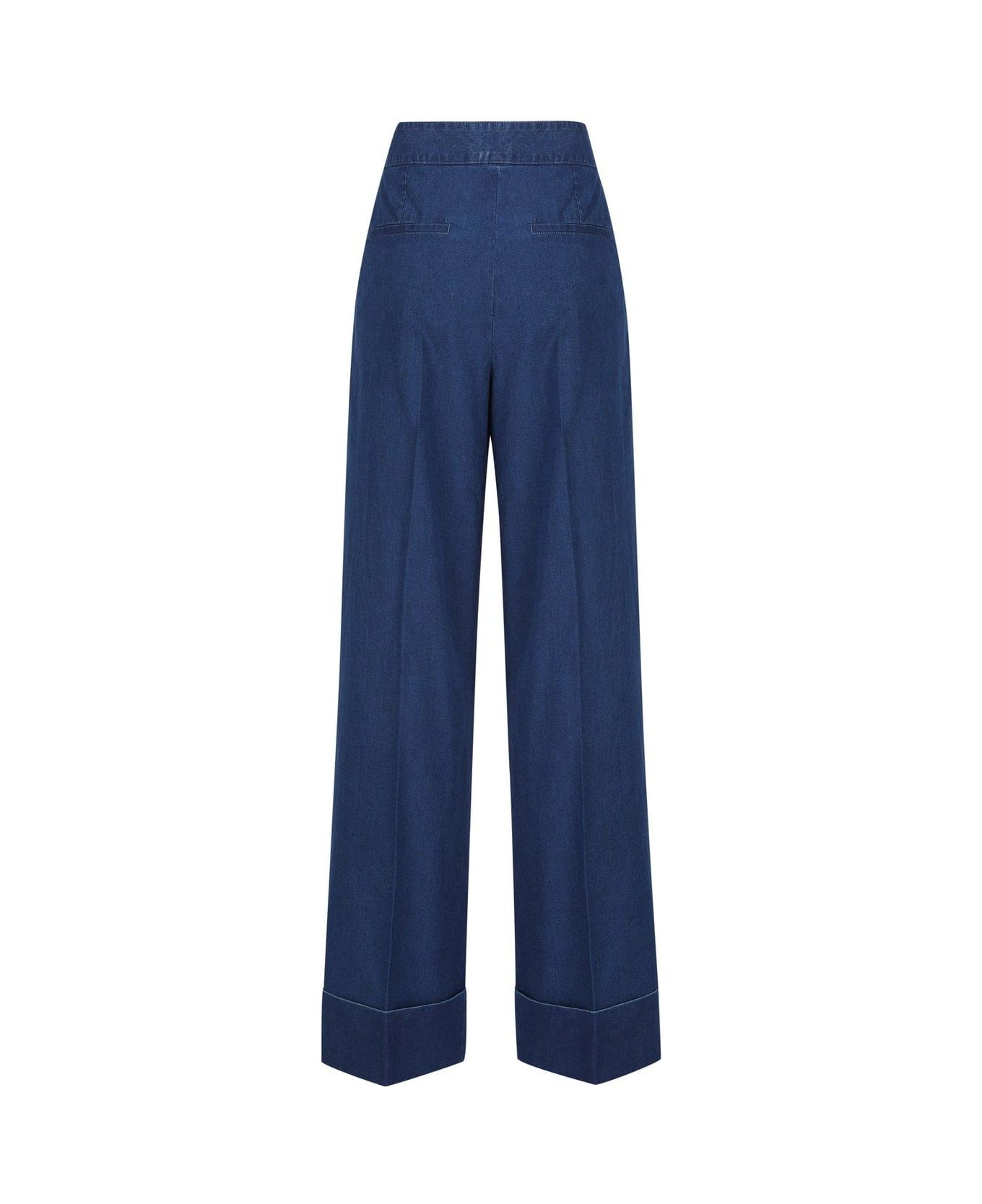 Valentino Garavani Button Detailed Straight Leg Jeans