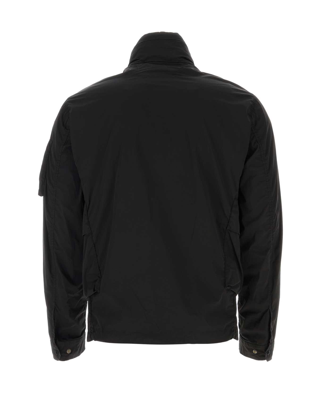 C.P. Company Black Stretch Nylon Jacket - Black ジャケット