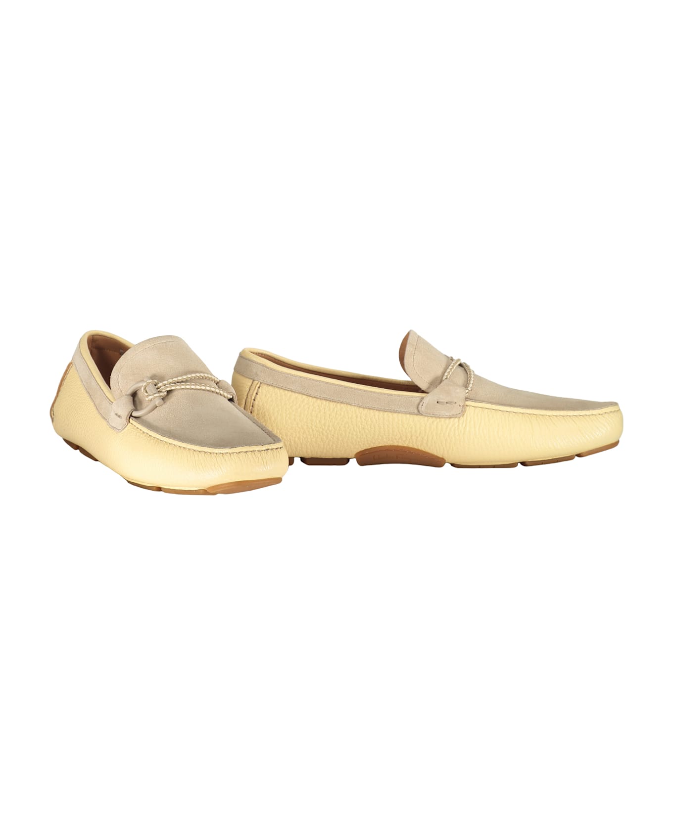 Ferragamo Leather Loafers - Beige