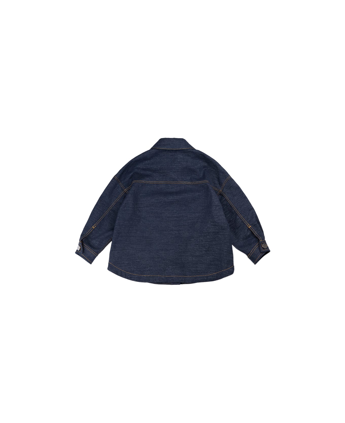 Simonetta Blue Shirt With Lurex Details - Blue