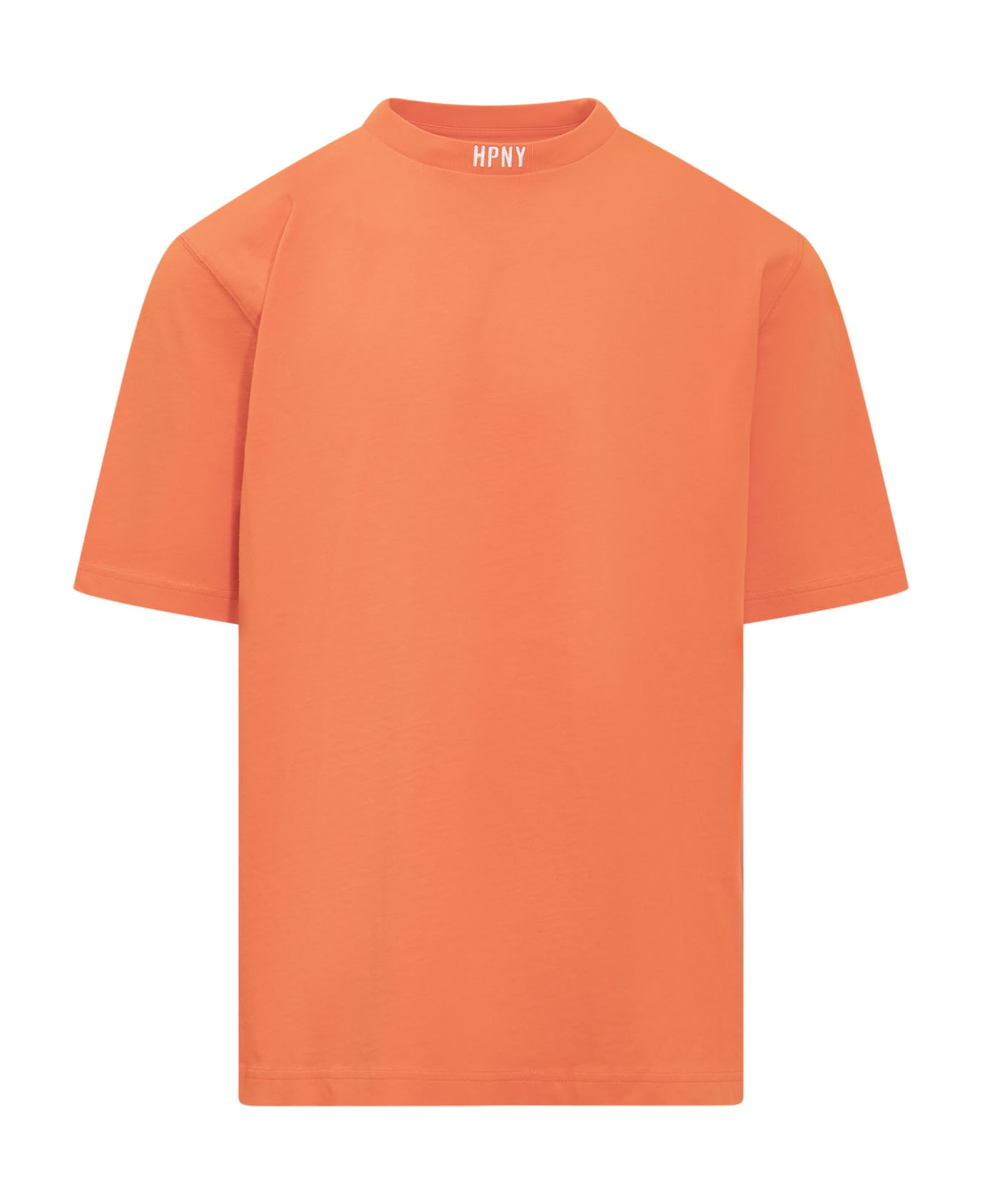 HERON PRESTON Hpny Embroidery T-shirt - Orange/white シャツ