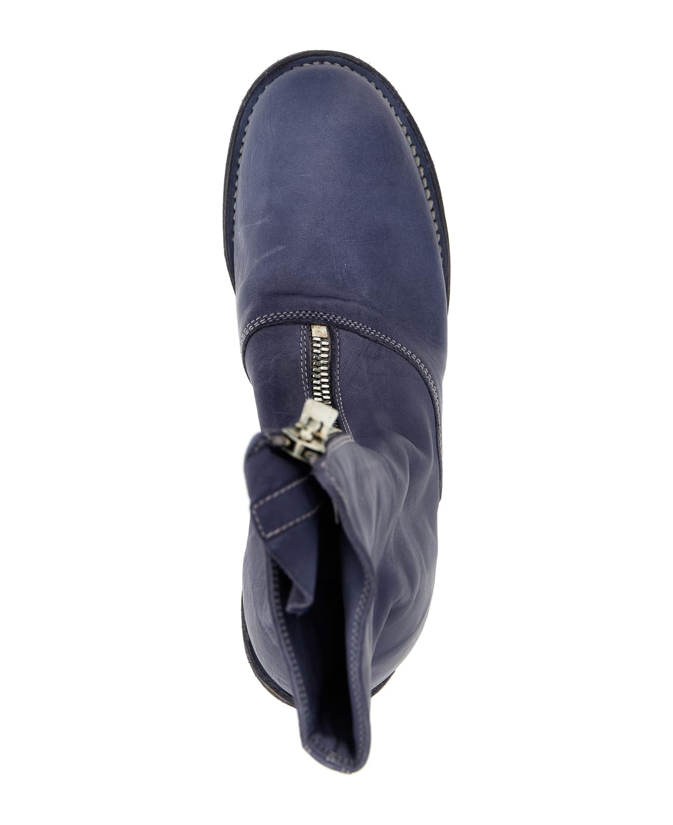 Guidi '310' Ankle Boots - Purple ブーツ