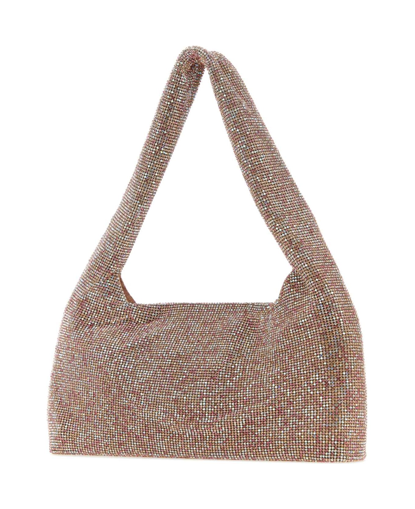 Kara Powder Pink Rhinestones Handbag - PINKPIXEL