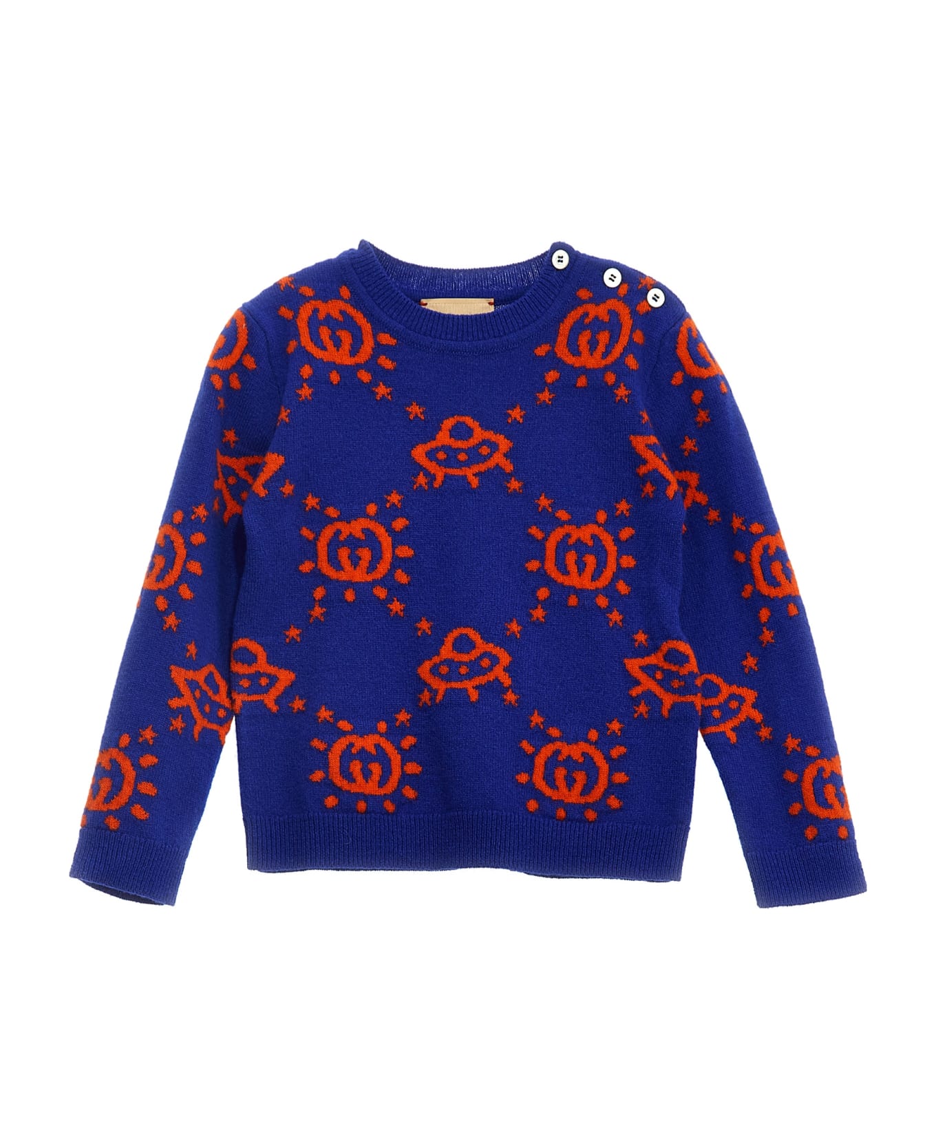 Gucci 'ufo' Sweater - Blu
