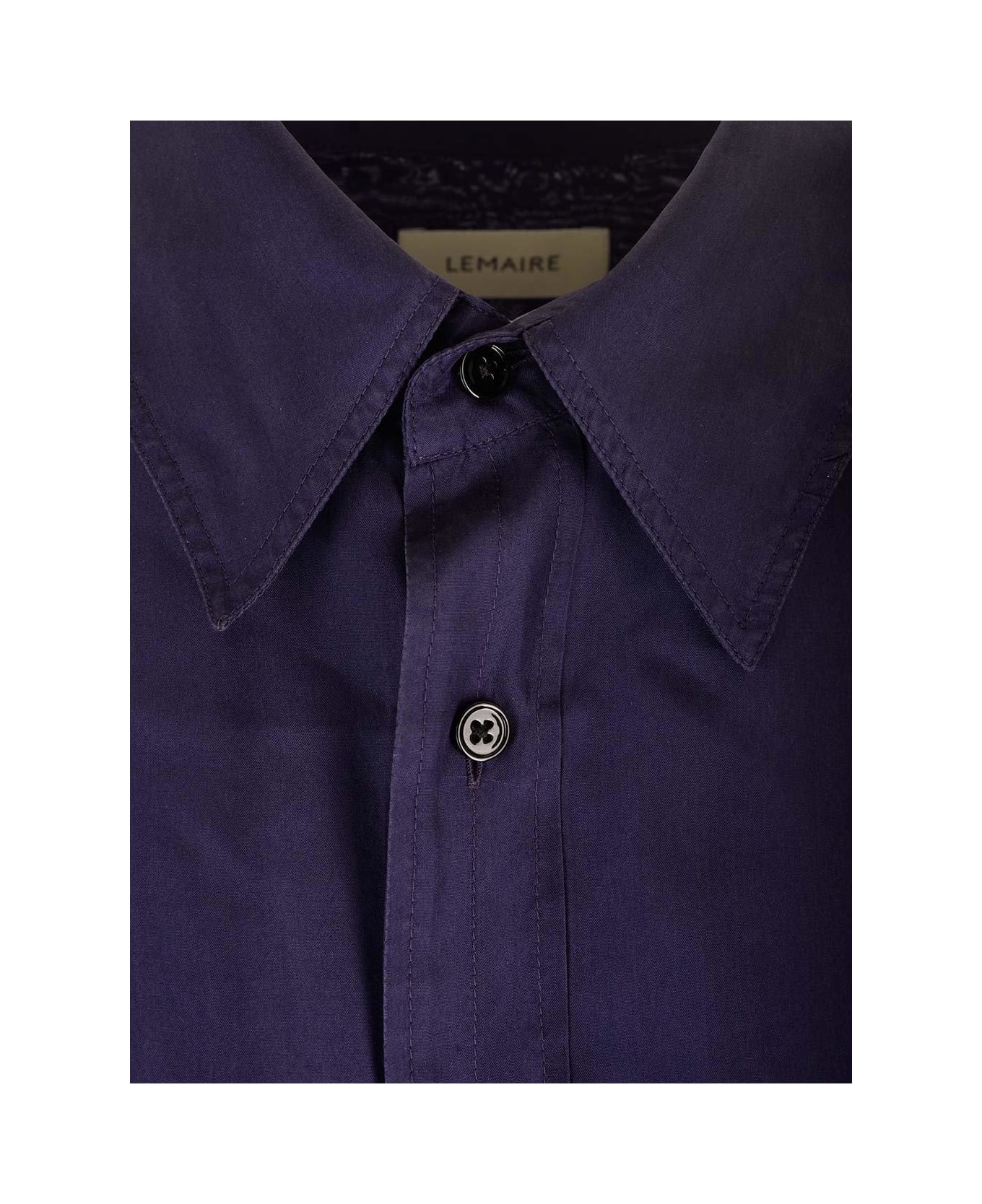 Lemaire Buttoned Long-sleeved Shirt - PURPLE