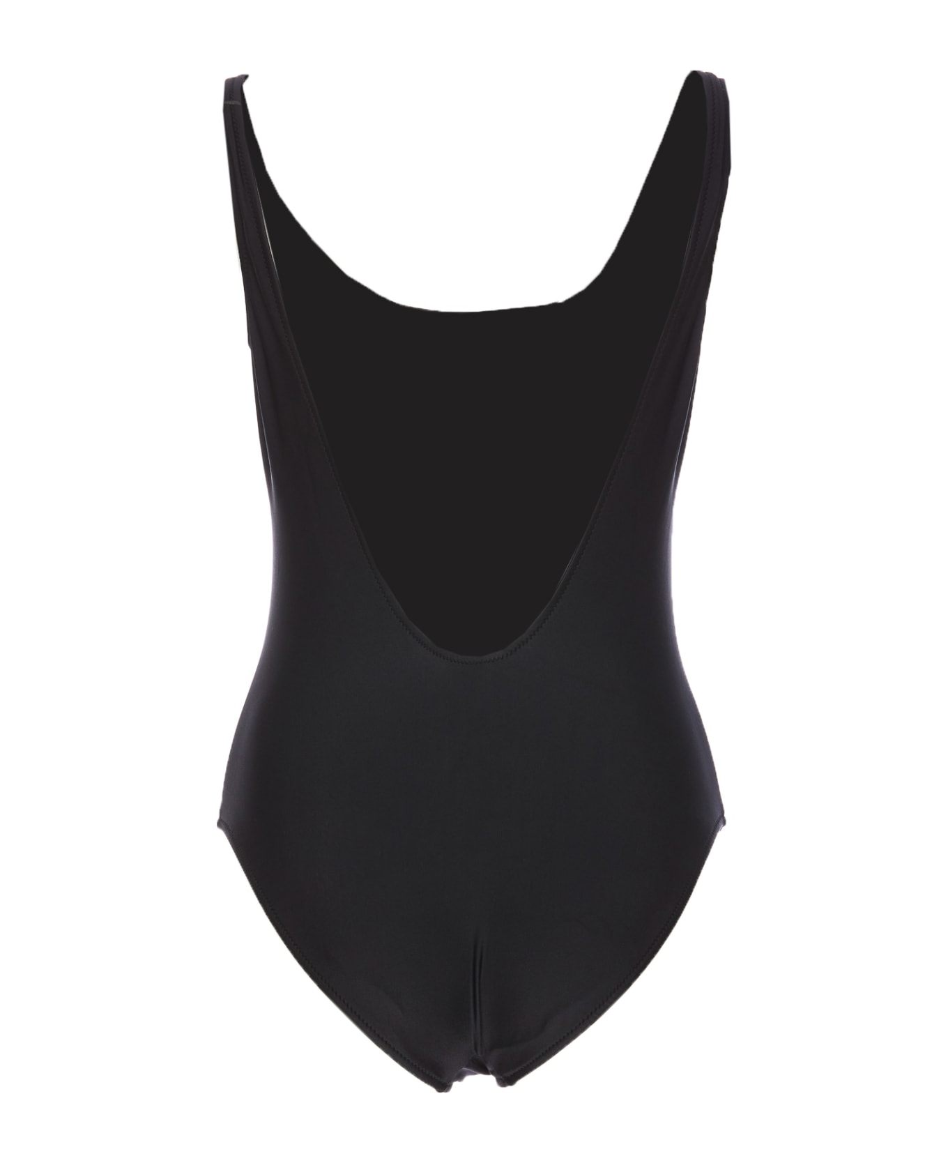 Moschino Logo Swimwear - Black