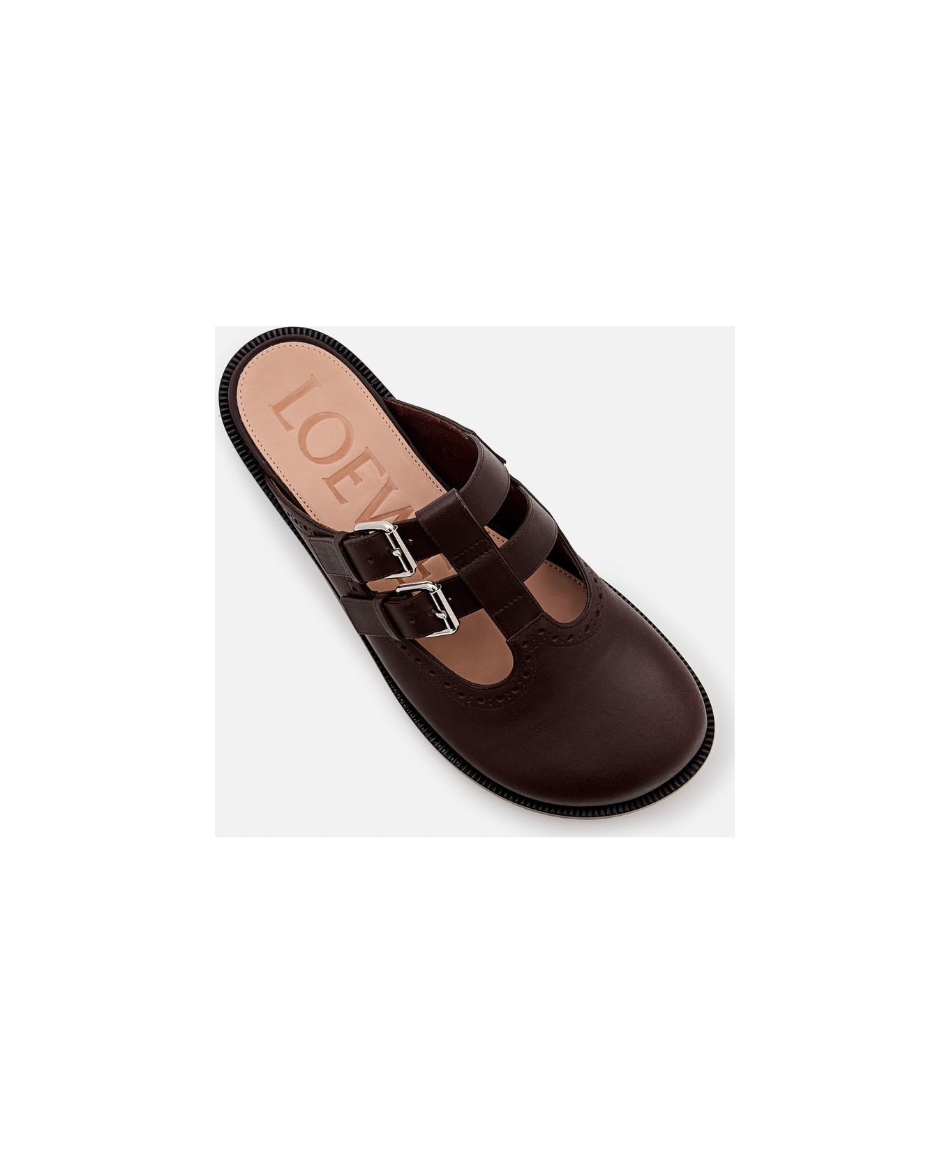 Loewe Campo Mary Jane Mule - Brown