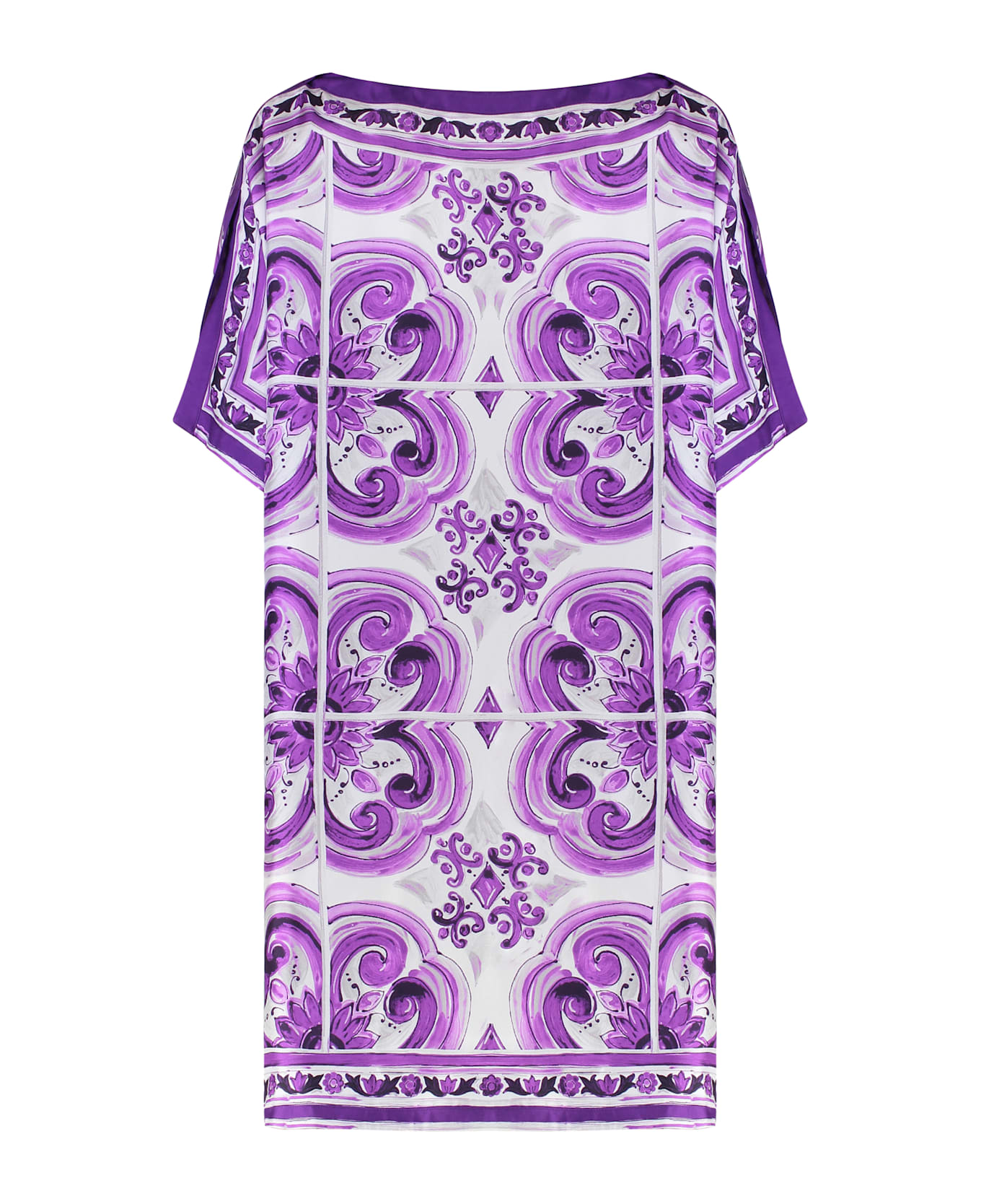 Dolce 
Gabbana Printed Silk Twill Kaftan - Multicolor