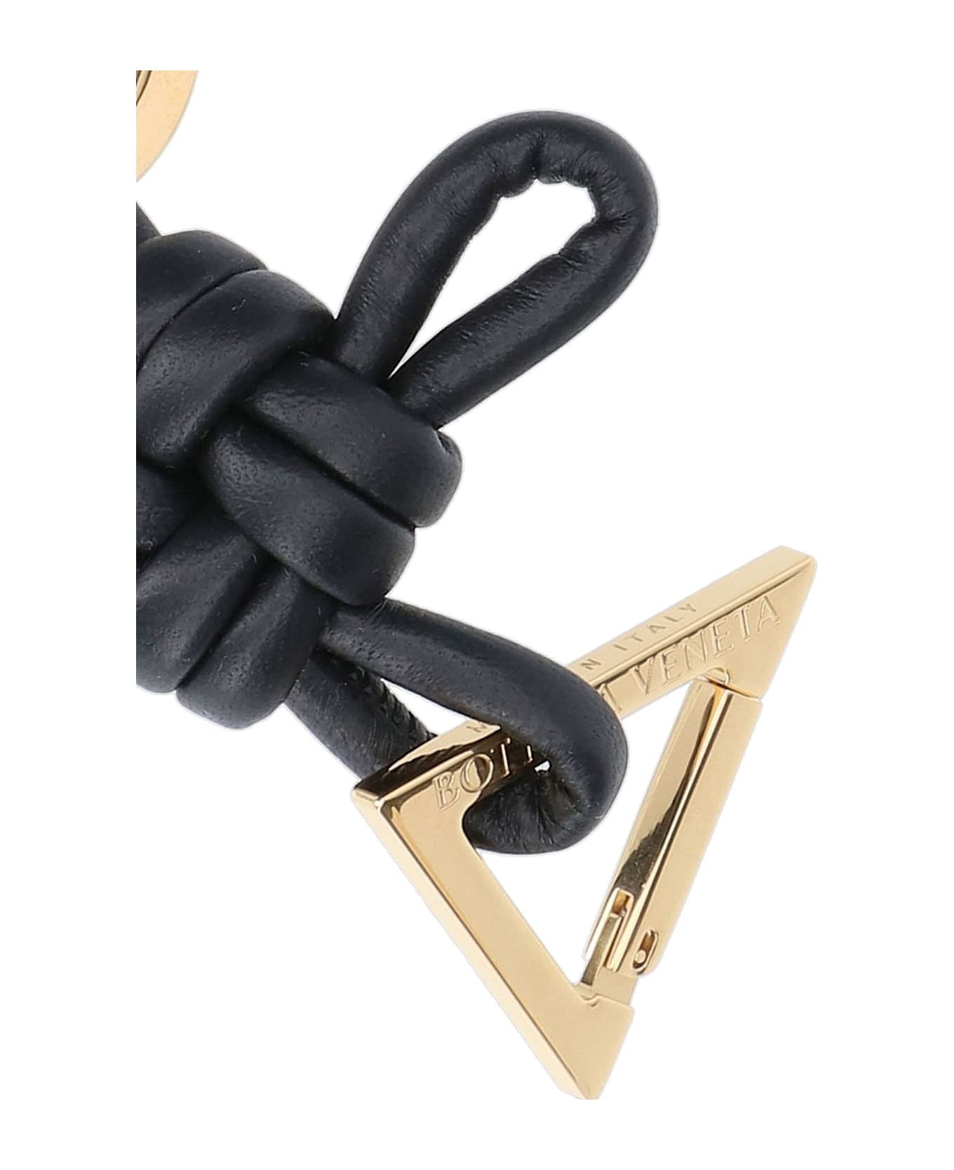 Bottega Veneta 
triangle
 Keychain - BLACK