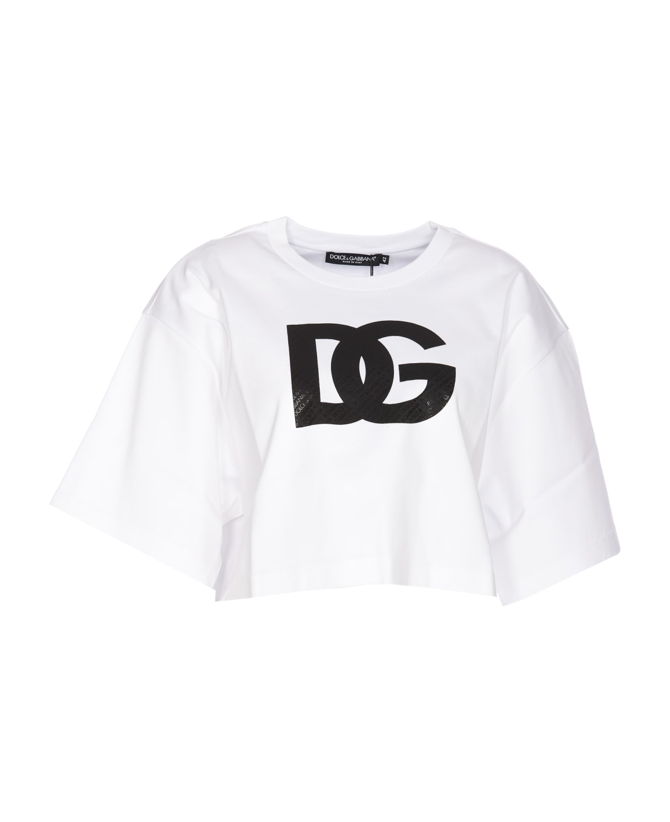 Dolce & Gabbana Cropped Logo T-shirt